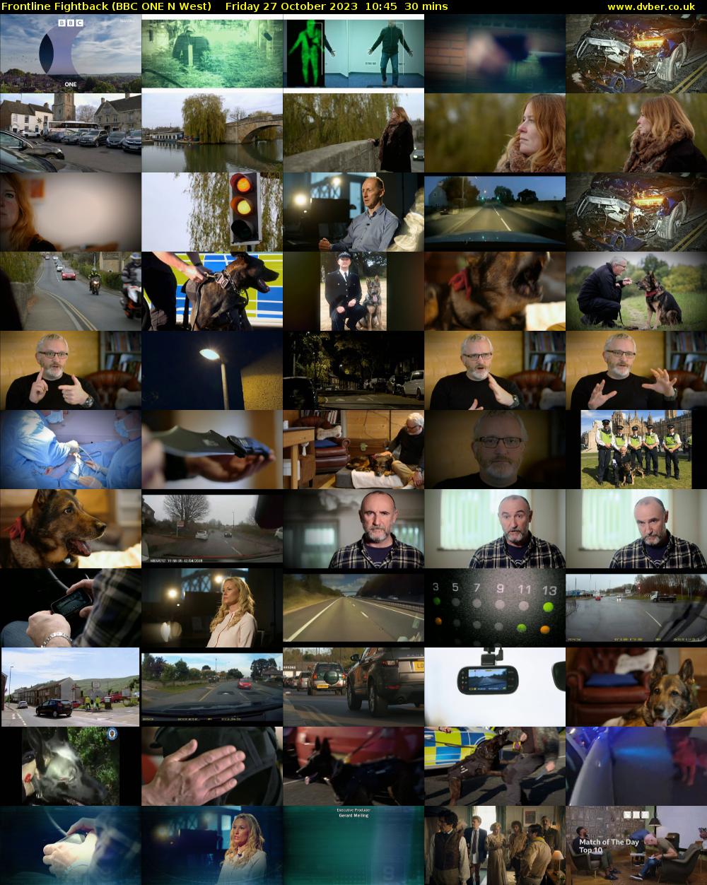 Frontline Fightback (BBC ONE N West) Friday 27 October 2023 10:45 - 11:15