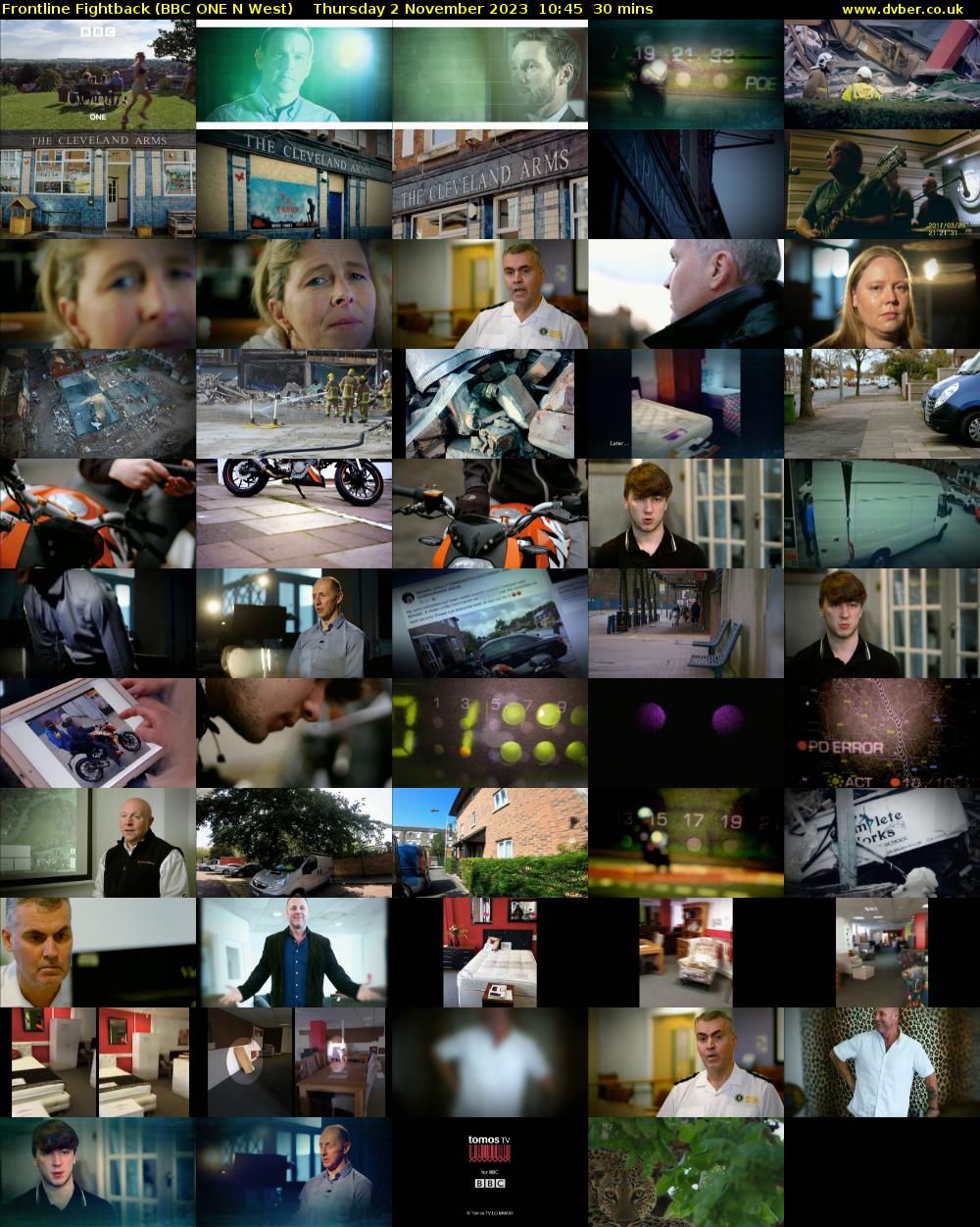 Frontline Fightback (BBC ONE N West) Thursday 2 November 2023 10:45 - 11:15