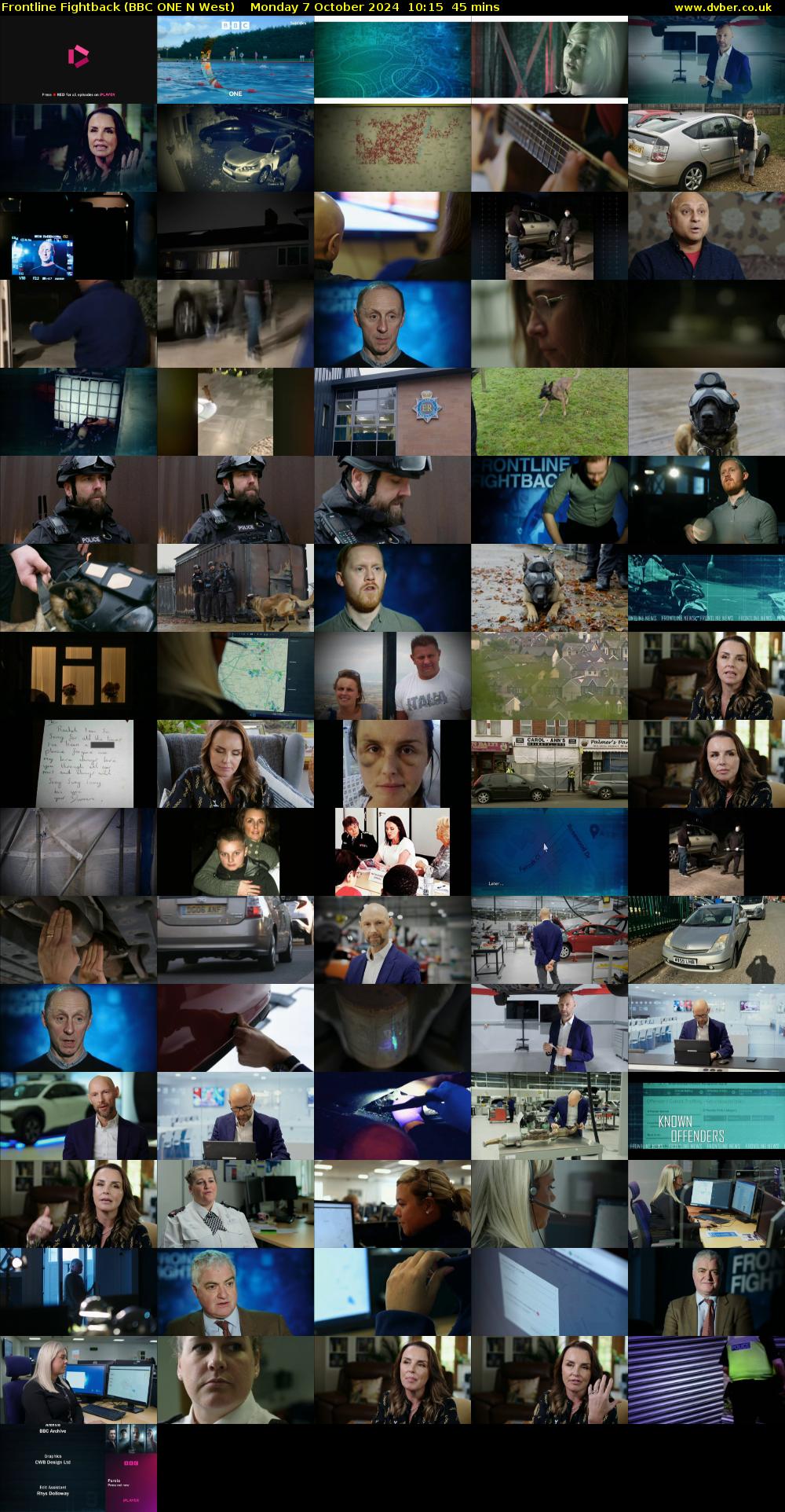 Frontline Fightback (BBC ONE N West) Monday 7 October 2024 10:15 - 11:00