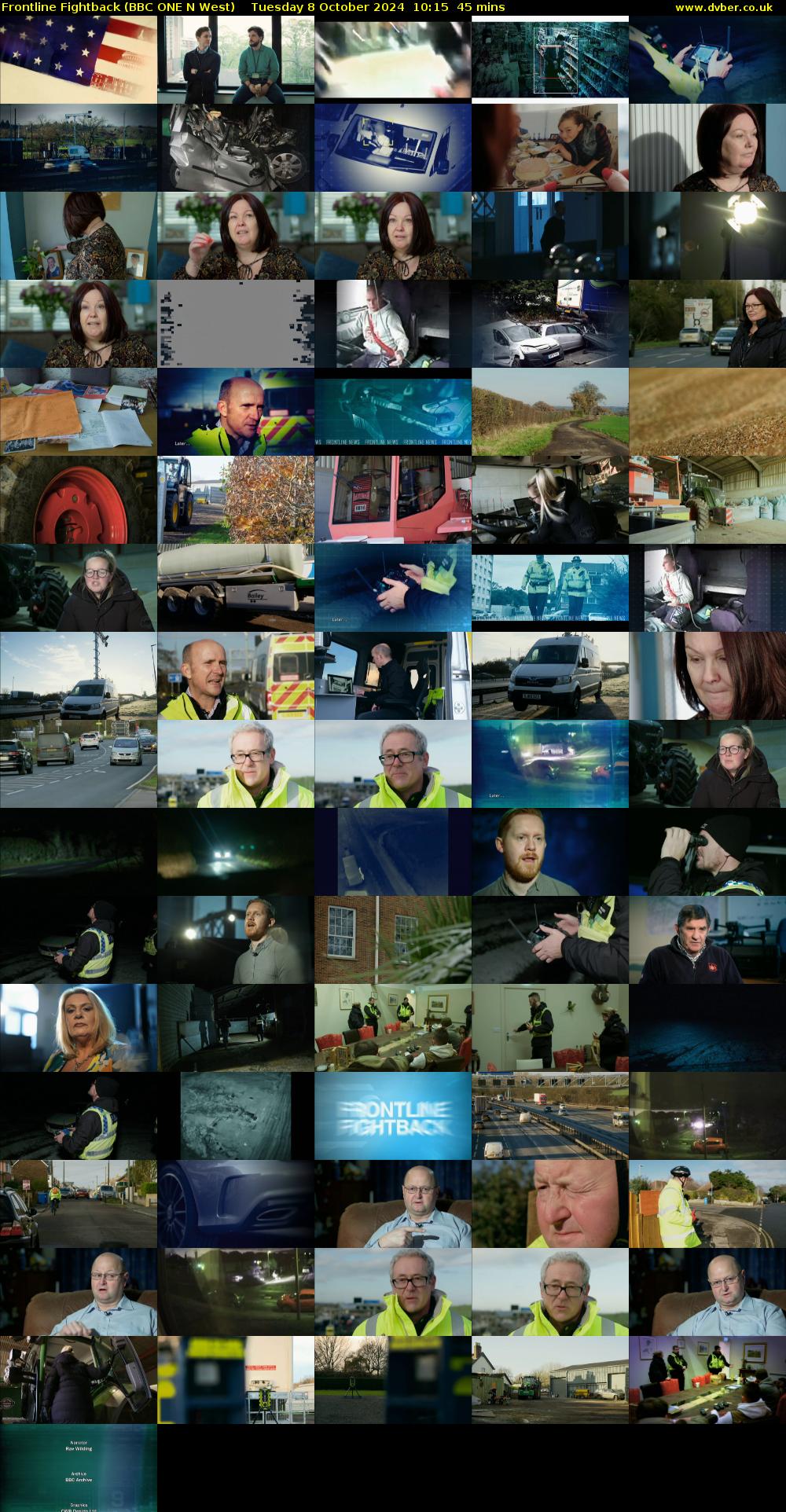 Frontline Fightback (BBC ONE N West) Tuesday 8 October 2024 10:15 - 11:00
