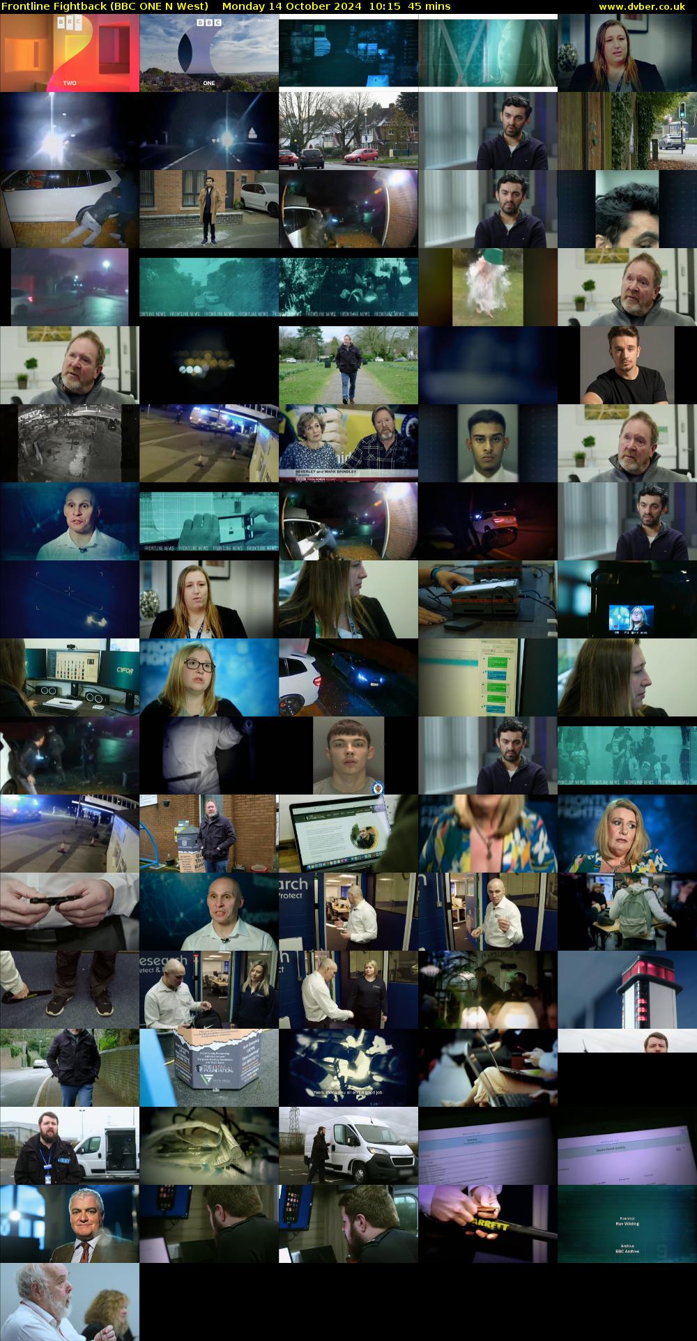 Frontline Fightback (BBC ONE N West) Monday 14 October 2024 10:15 - 11:00