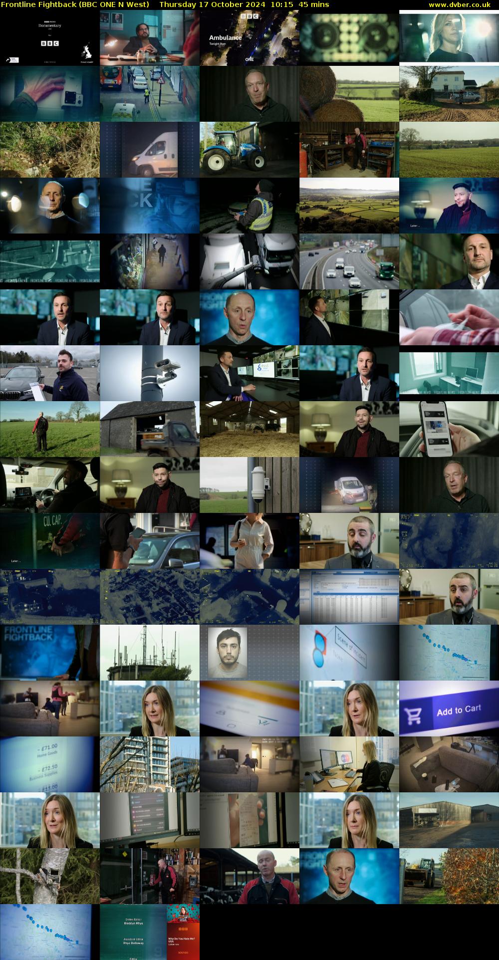 Frontline Fightback (BBC ONE N West) Thursday 17 October 2024 10:15 - 11:00