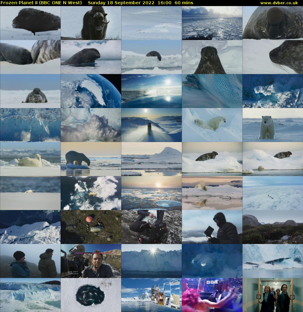 Frozen Planet II (BBC ONE N West) Sunday 18 September 2022 16:00 - 17:00