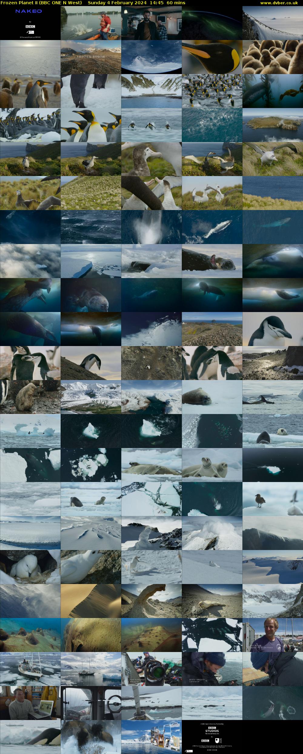 Frozen Planet II (BBC ONE N West) Sunday 4 February 2024 14:45 - 15:45