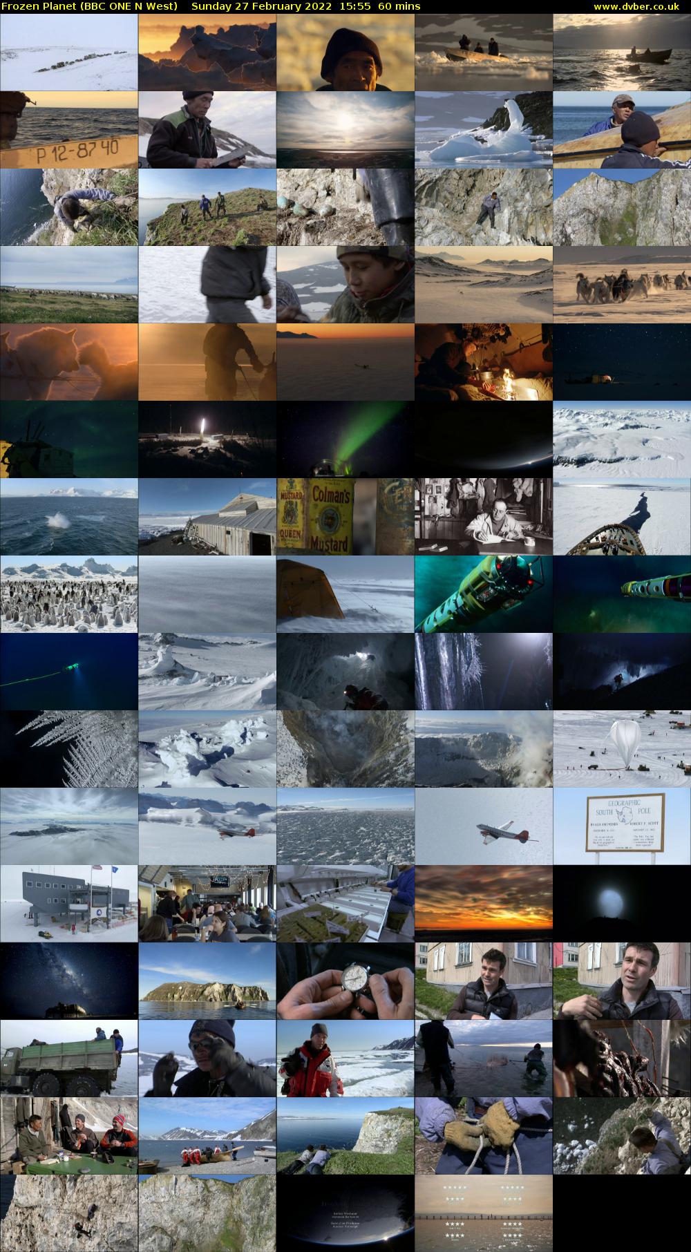 Frozen Planet (BBC ONE N West) Sunday 27 February 2022 15:55 - 16:55