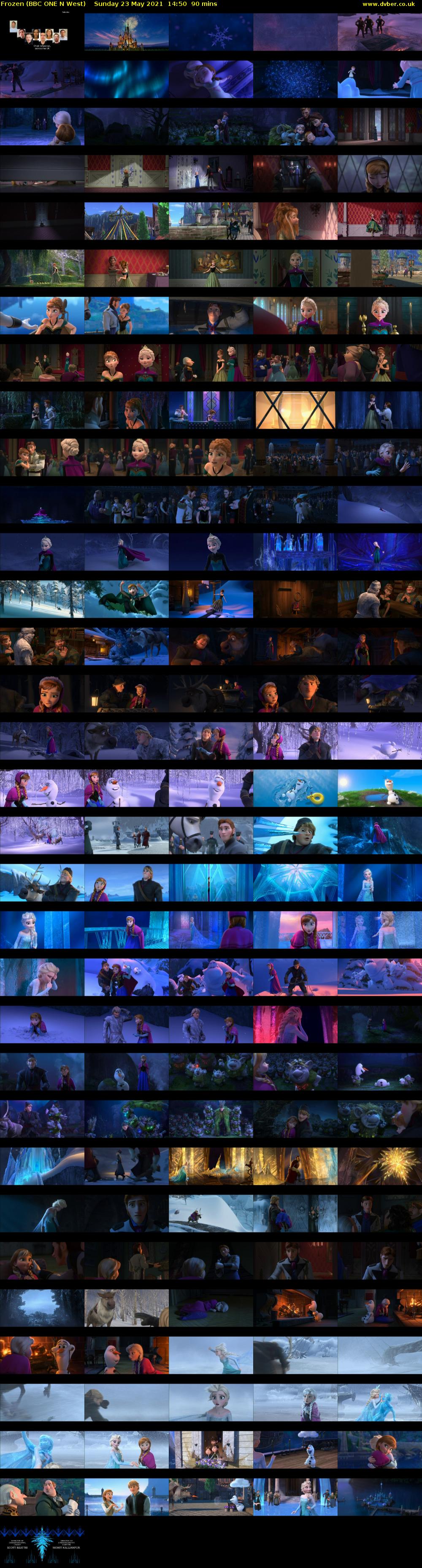Frozen (BBC ONE N West) Sunday 23 May 2021 14:50 - 16:20