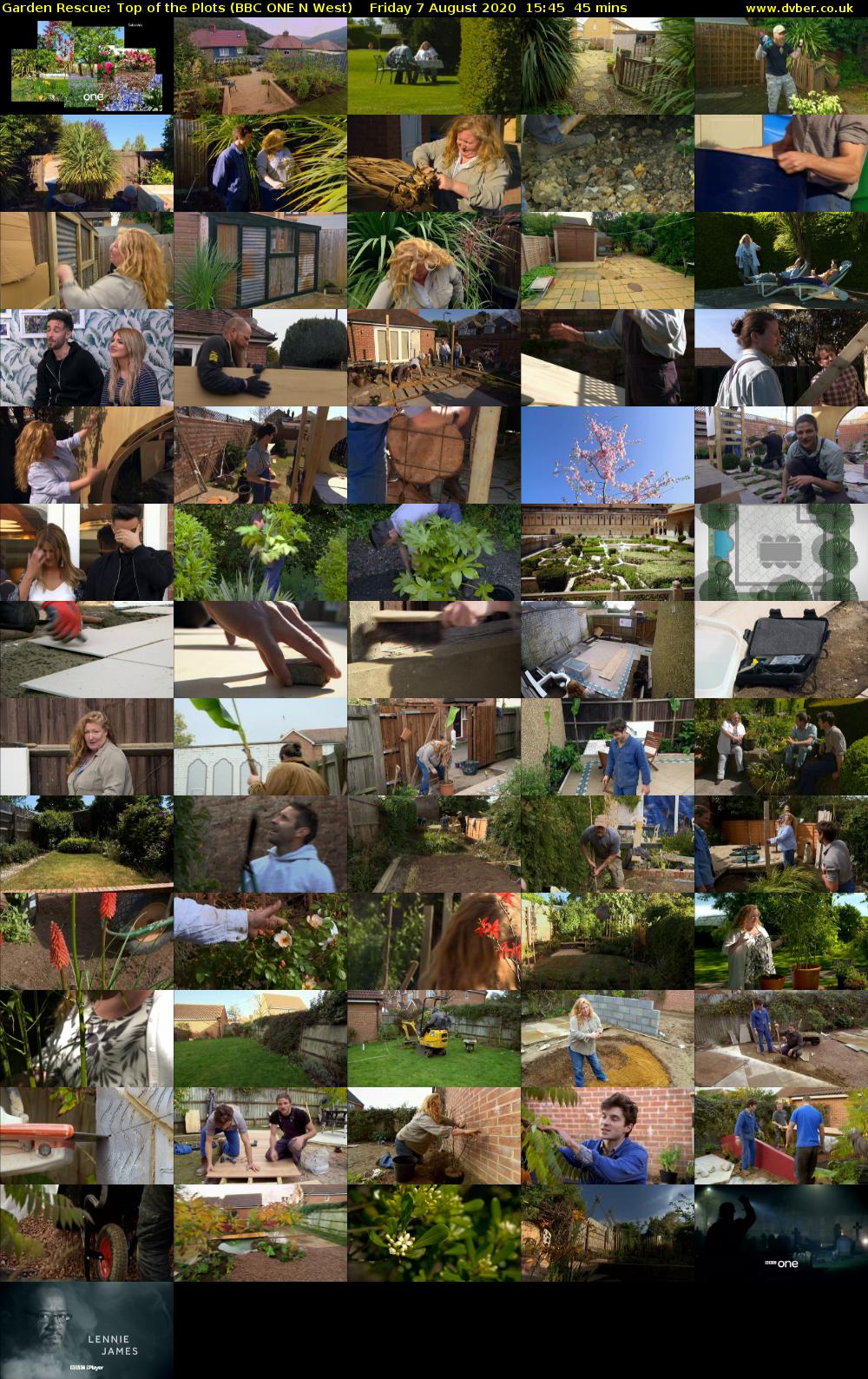 Garden Rescue: Top of the Plots (BBC ONE N West) Friday 7 August 2020 15:45 - 16:30