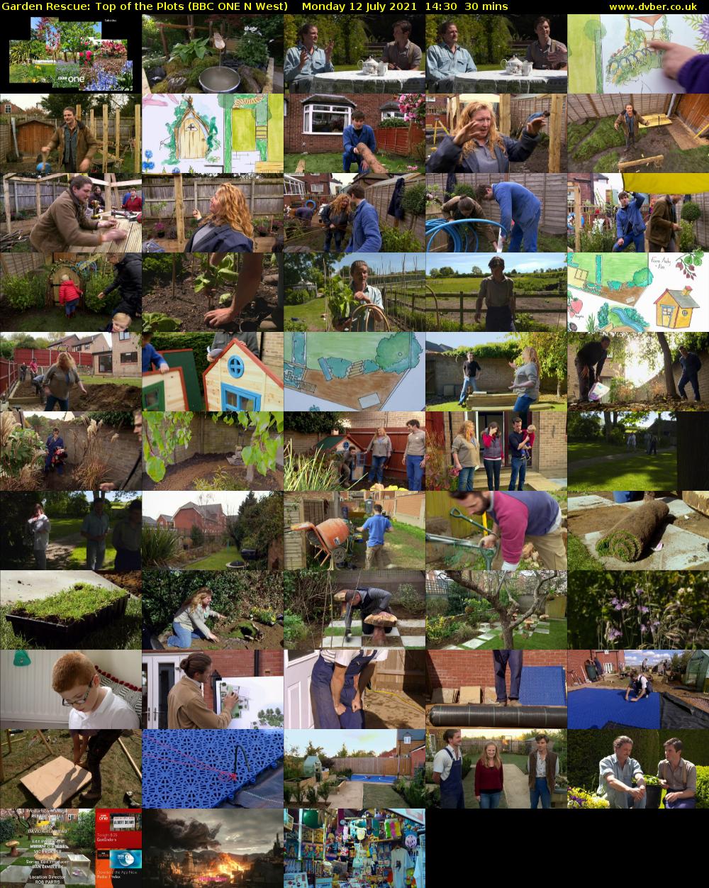 Garden Rescue: Top of the Plots (BBC ONE N West) Monday 12 July 2021 14:30 - 15:00