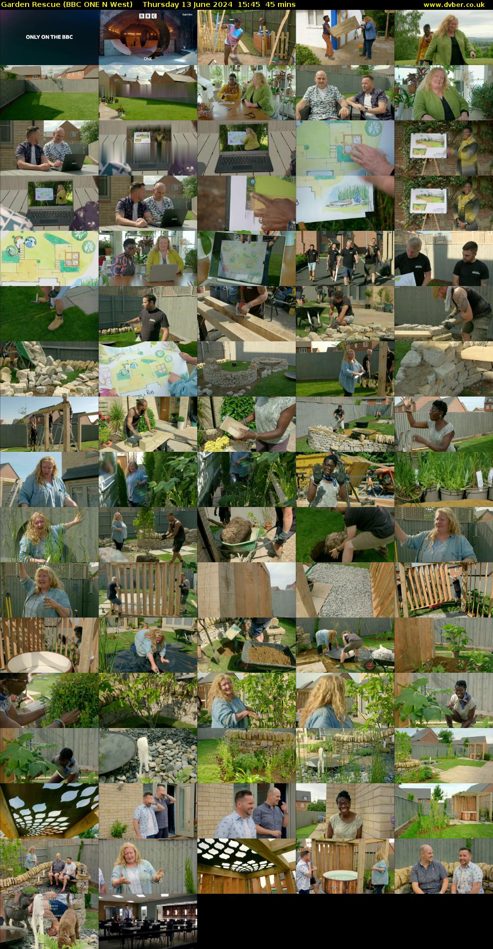 Garden Rescue (BBC ONE N West) Thursday 13 June 2024 15:45 - 16:30