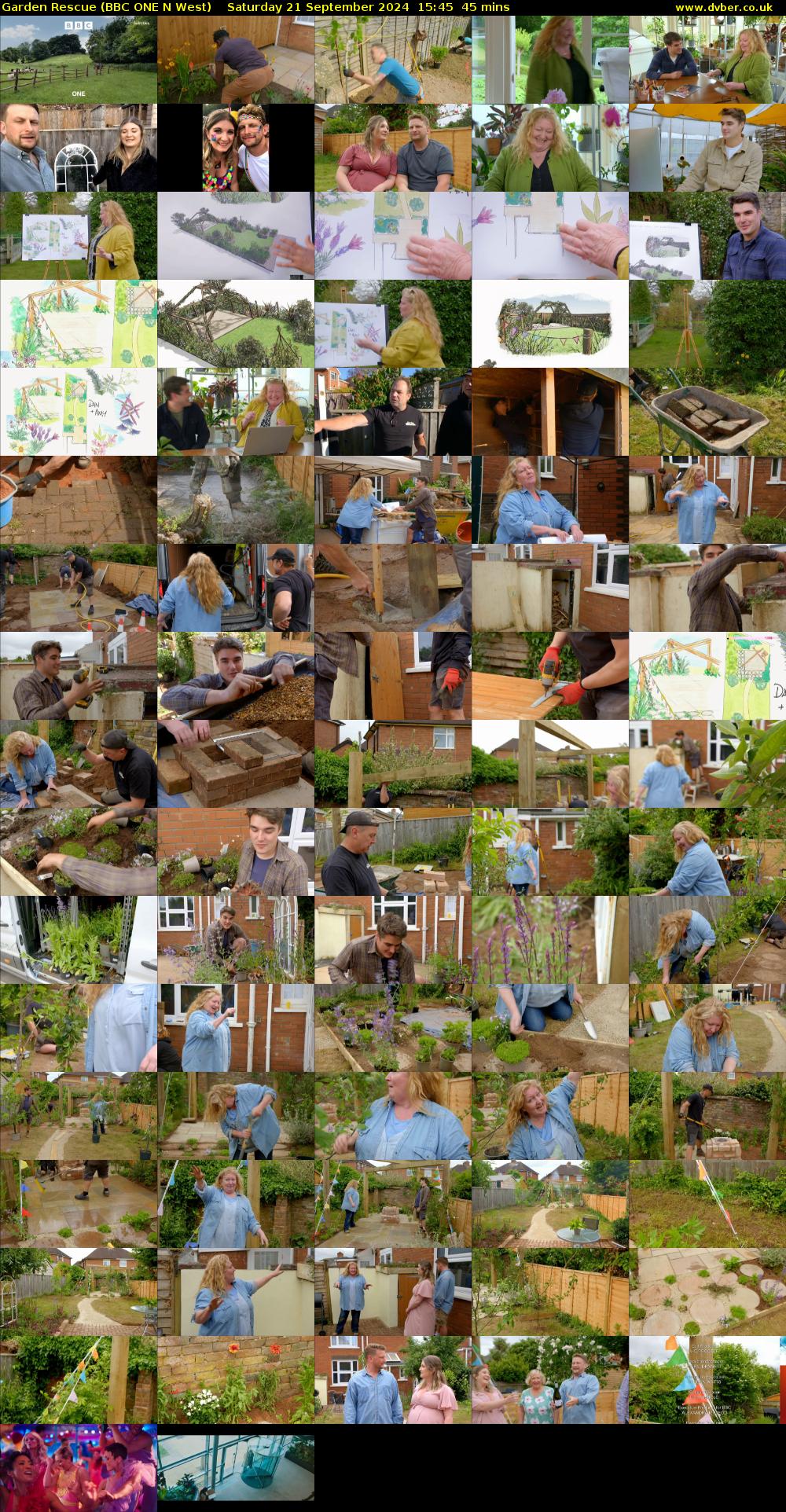 Garden Rescue (BBC ONE N West) Saturday 21 September 2024 15:45 - 16:30