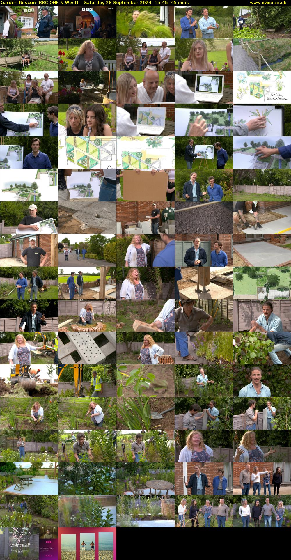 Garden Rescue (BBC ONE N West) Saturday 28 September 2024 15:45 - 16:30