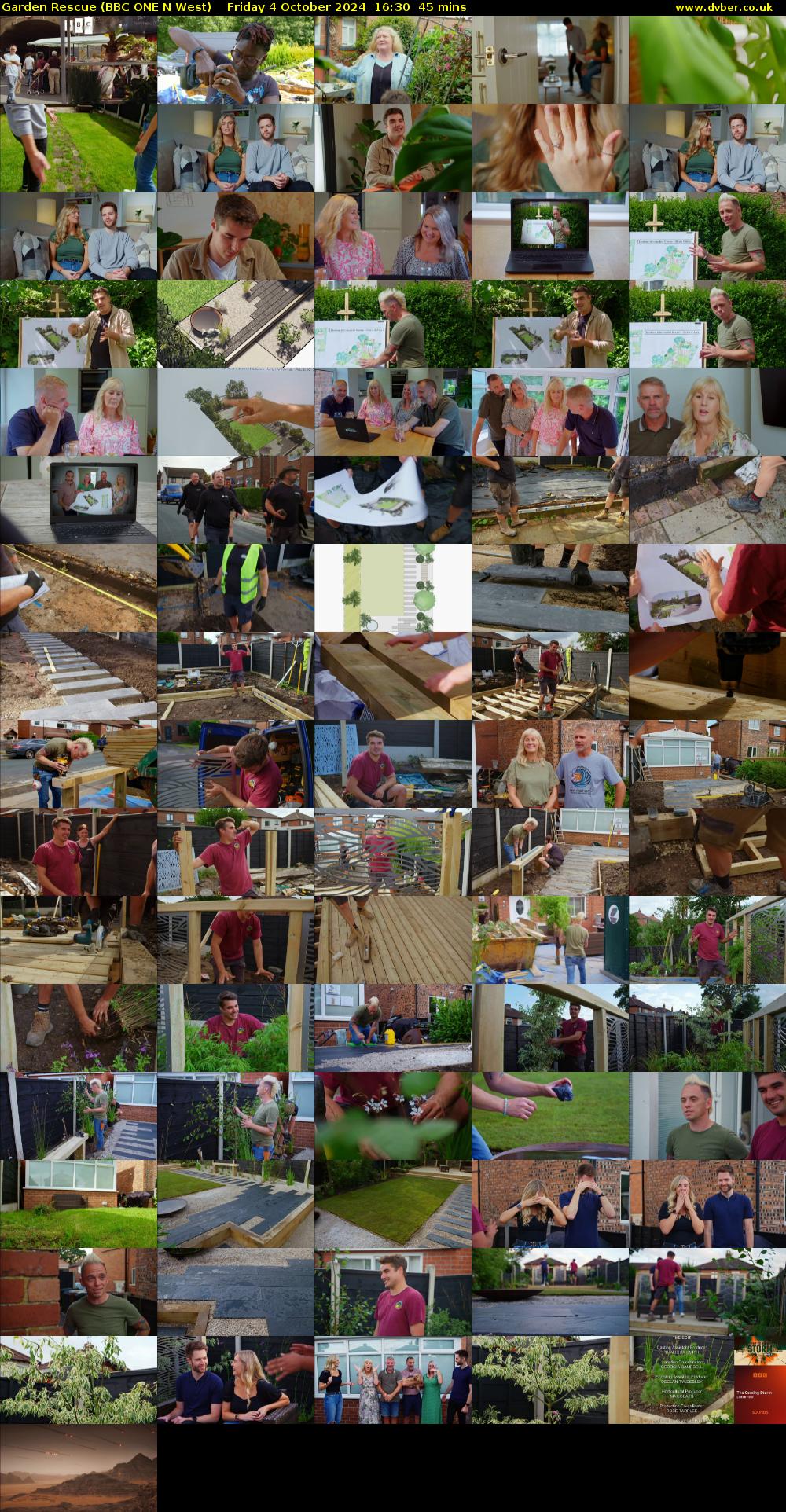 Garden Rescue (BBC ONE N West) Friday 4 October 2024 16:30 - 17:15