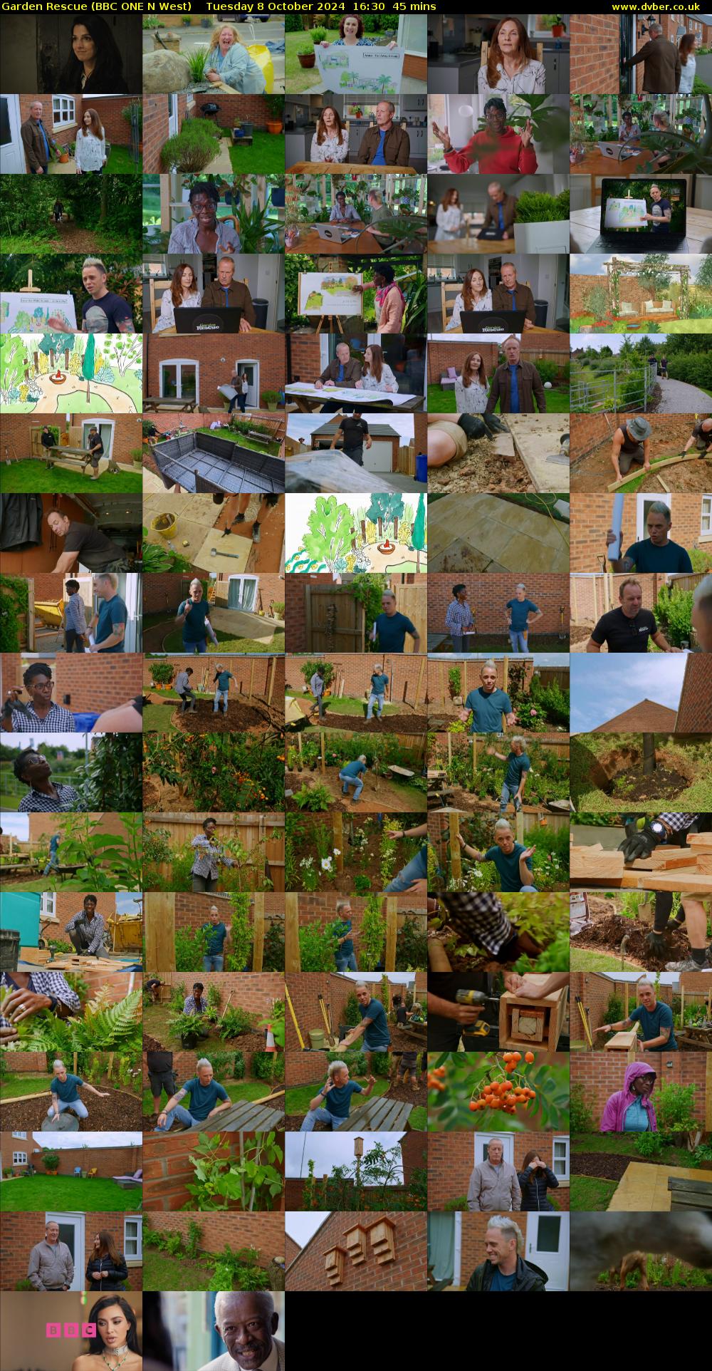 Garden Rescue (BBC ONE N West) Tuesday 8 October 2024 16:30 - 17:15