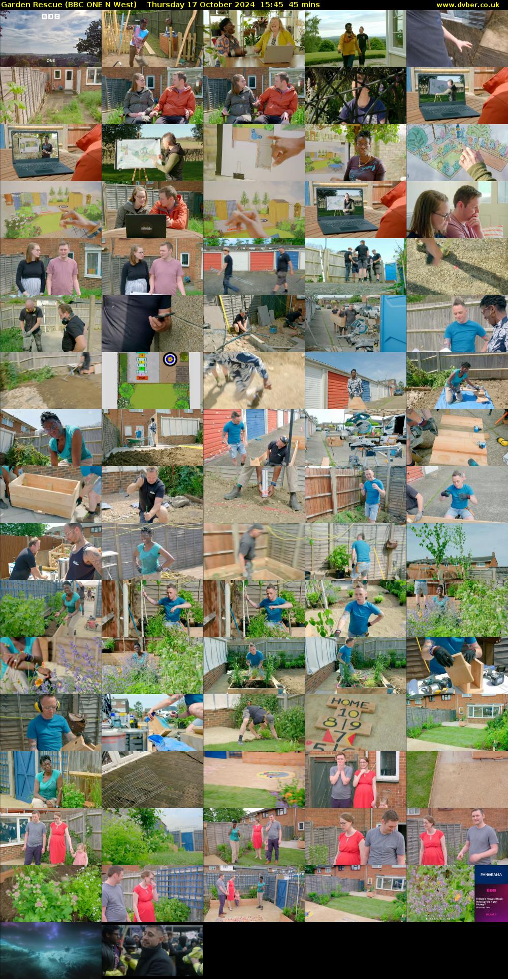 Garden Rescue (BBC ONE N West) Thursday 17 October 2024 15:45 - 16:30