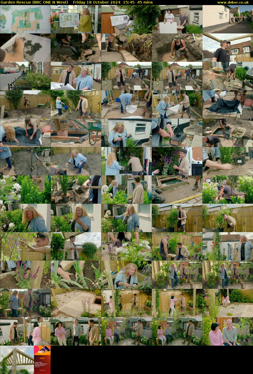 Garden Rescue (BBC ONE N West) Friday 18 October 2024 15:45 - 16:30