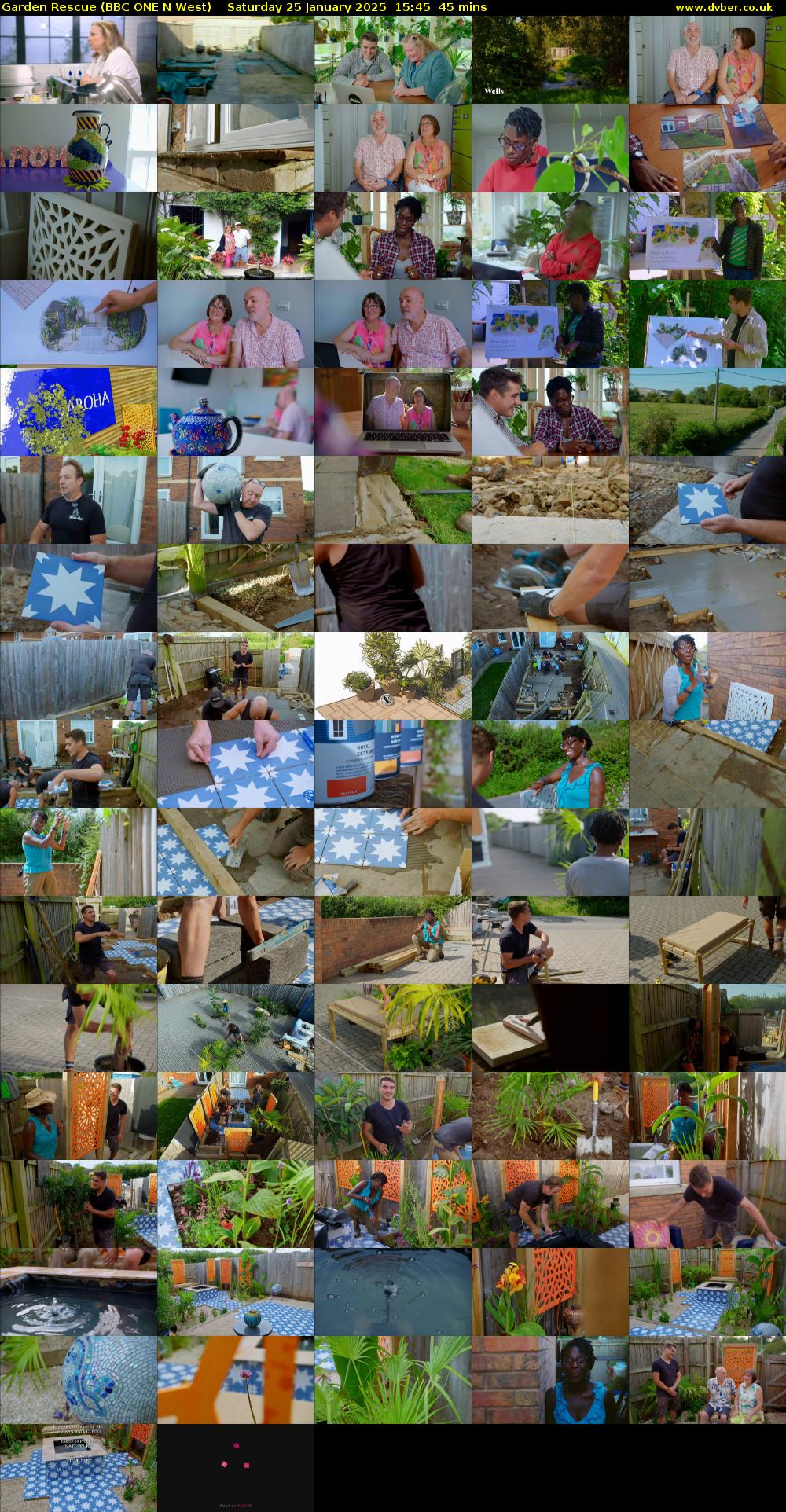 Garden Rescue (BBC ONE N West) Saturday 25 January 2025 15:45 - 16:30