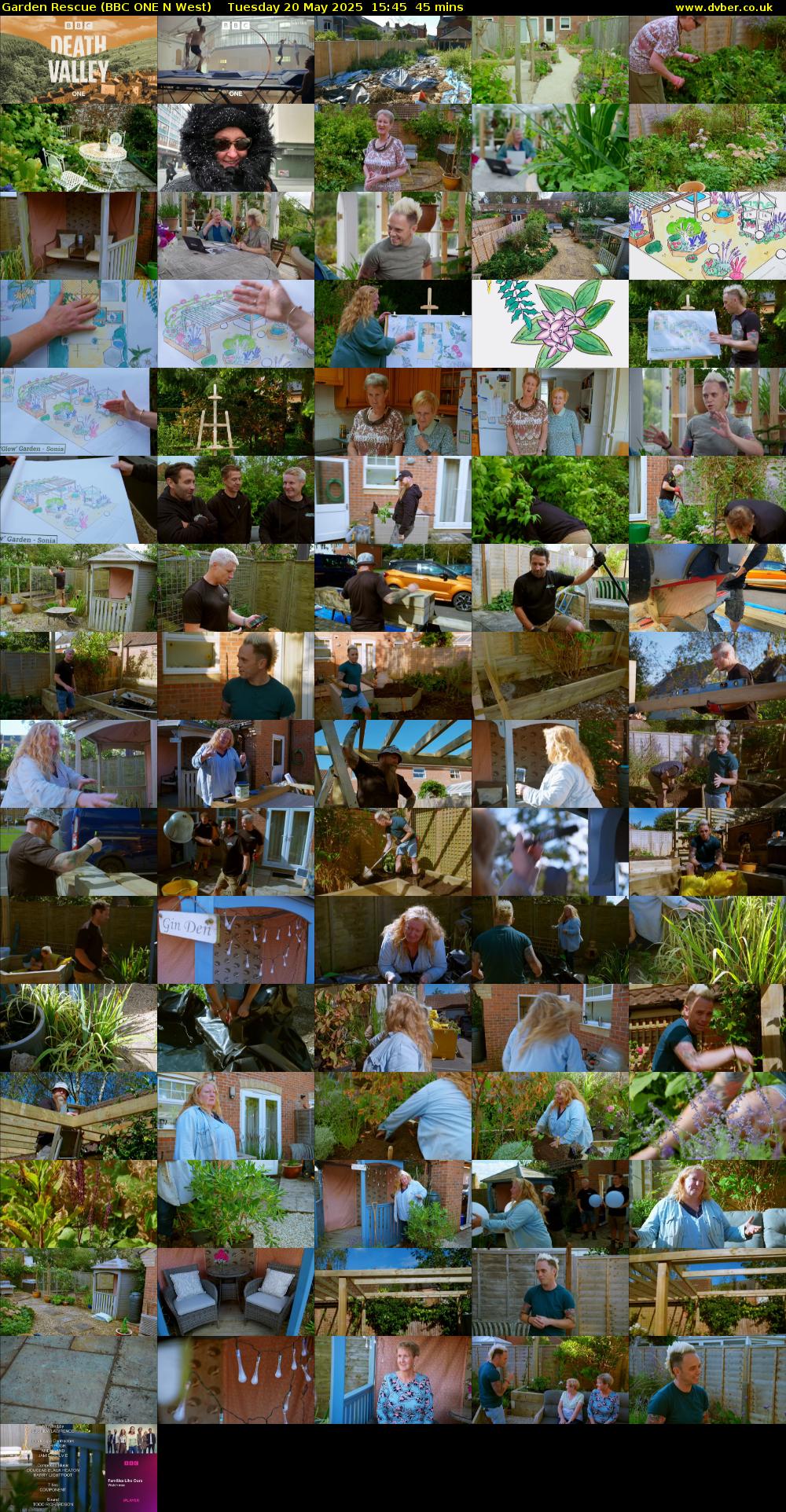 Garden Rescue (BBC ONE N West) Tuesday 20 May 2025 15:45 - 16:30
