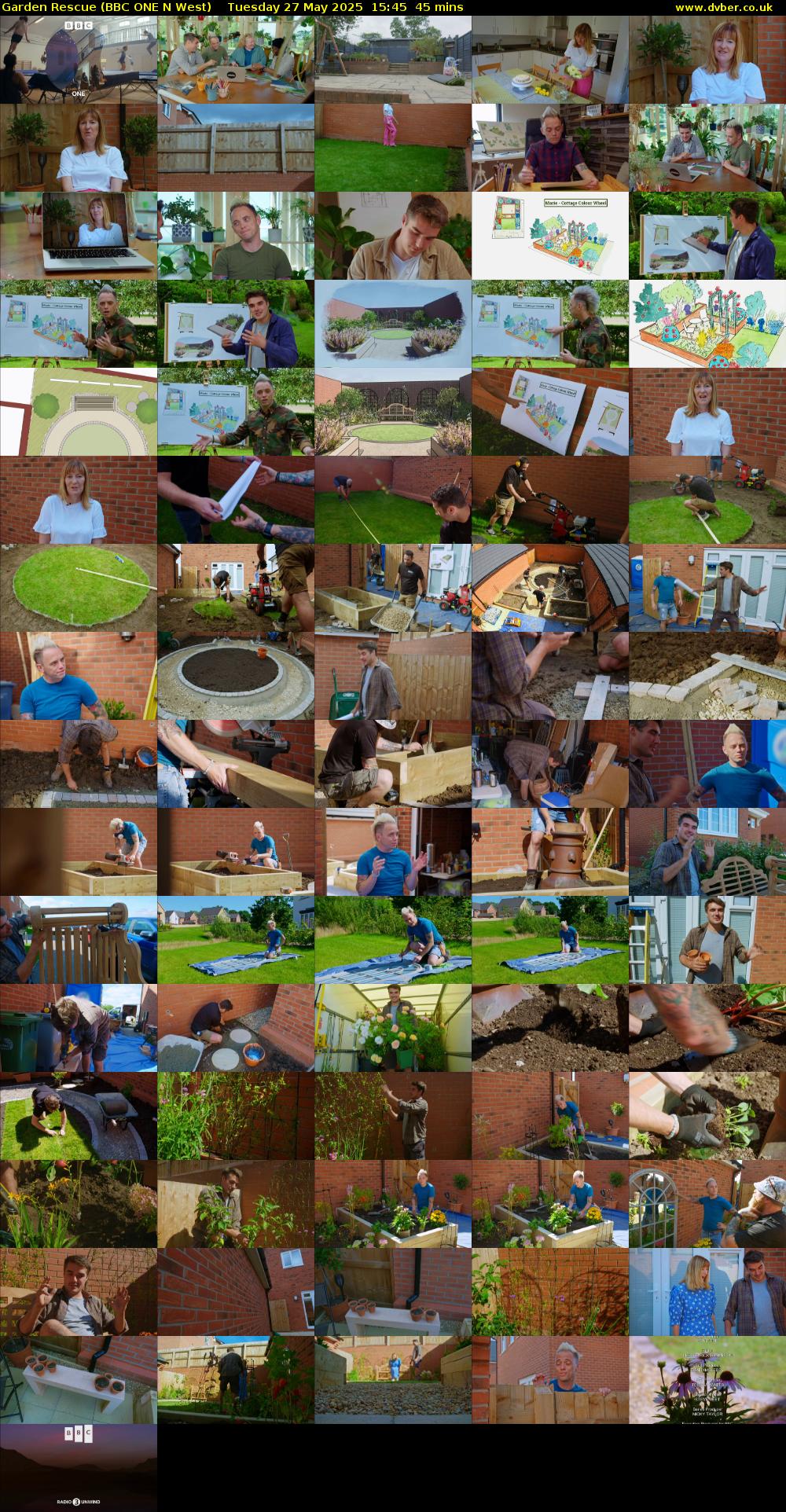 Garden Rescue (BBC ONE N West) Tuesday 27 May 2025 15:45 - 16:30