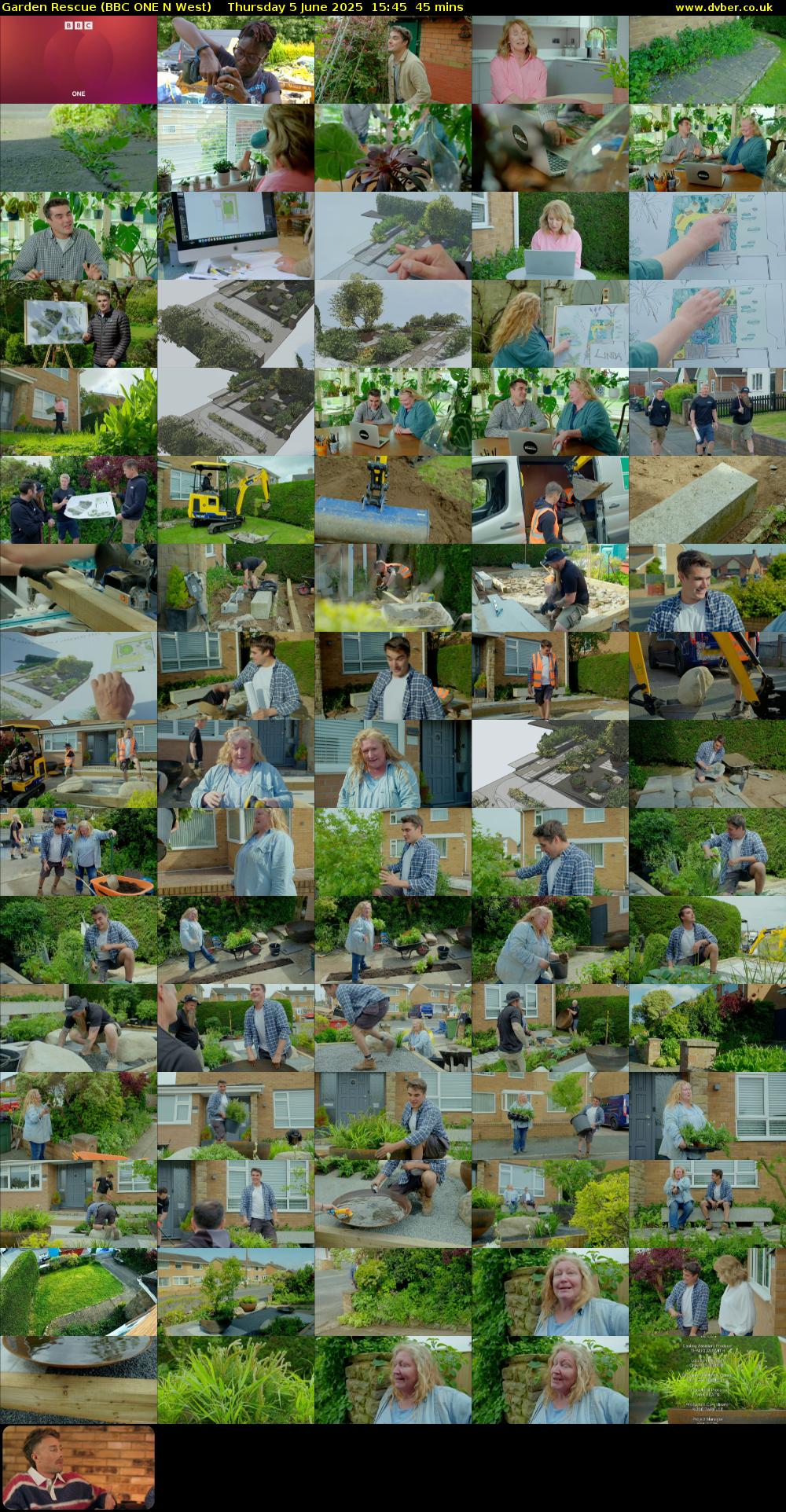 Garden Rescue (BBC ONE N West) Thursday 5 June 2025 15:45 - 16:30
