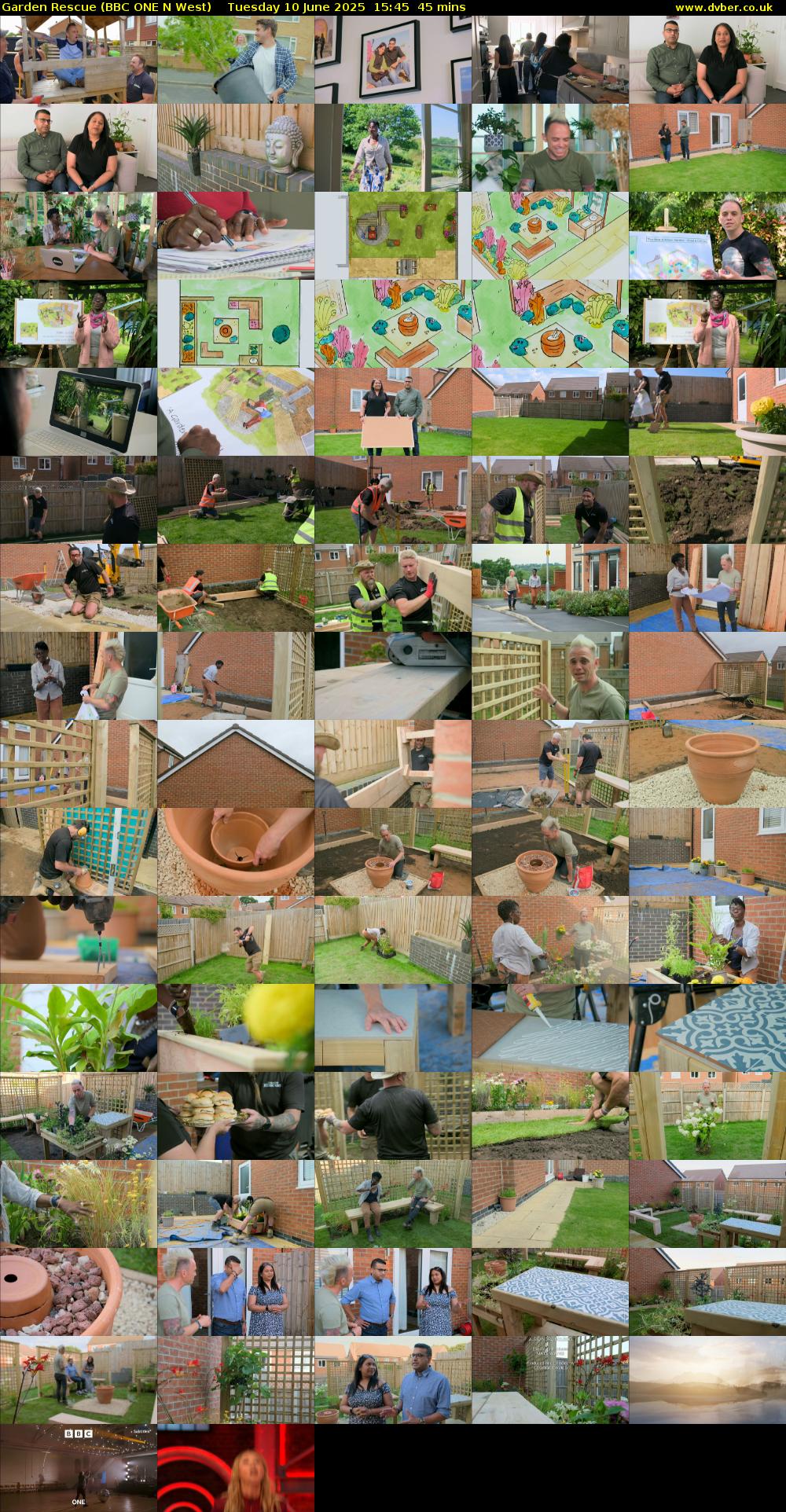 Garden Rescue (BBC ONE N West) Tuesday 10 June 2025 15:45 - 16:30