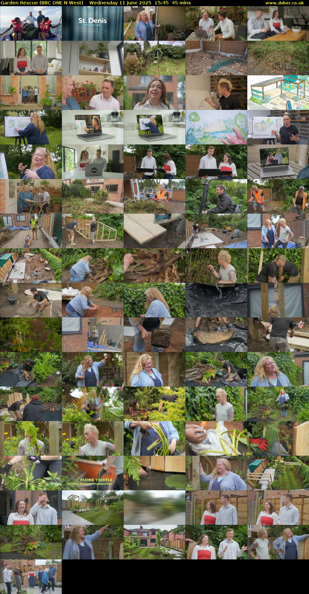 Garden Rescue (BBC ONE N West) Wednesday 11 June 2025 15:45 - 16:30