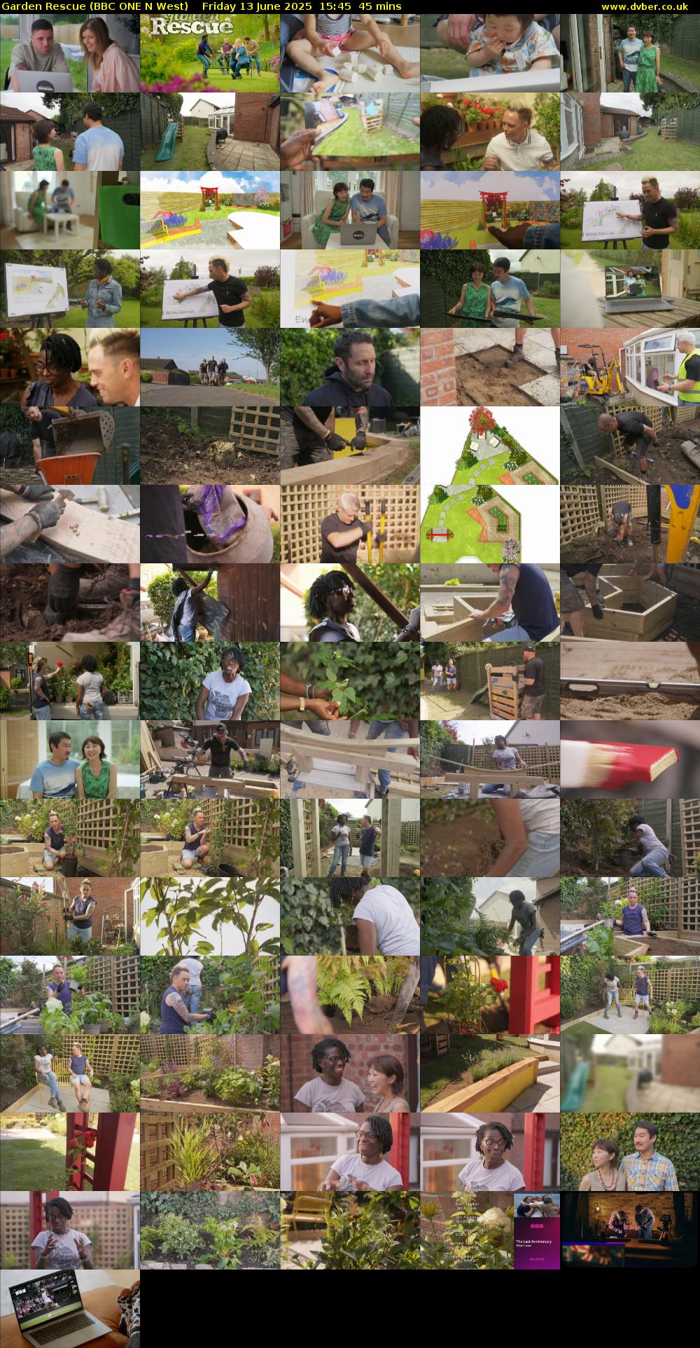 Garden Rescue (BBC ONE N West) Friday 13 June 2025 15:45 - 16:30