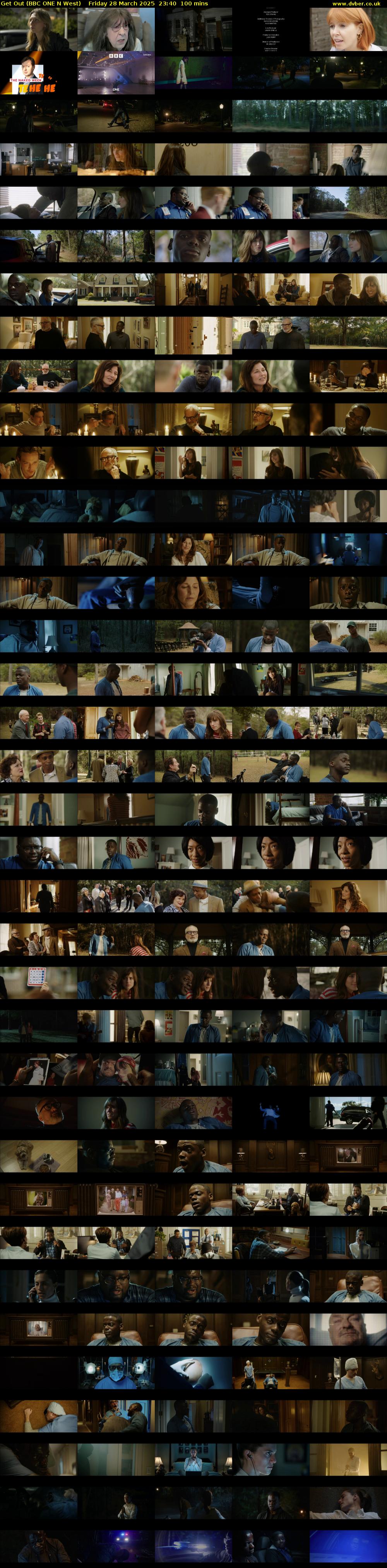 Get Out (BBC ONE N West) Friday 28 March 2025 23:40 - 01:20