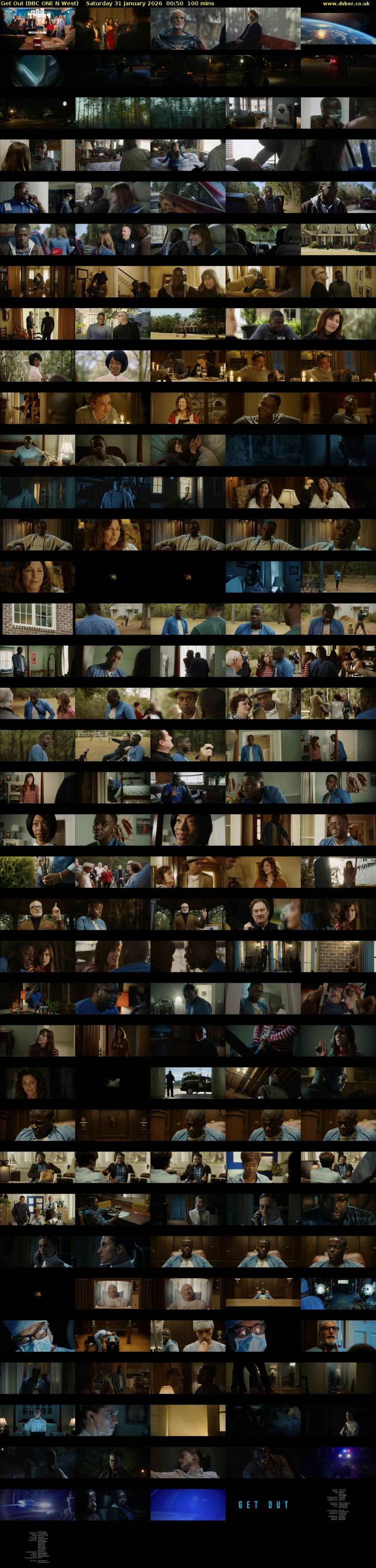 Get Out (BBC ONE N West) Saturday 31 January 2026 00:50 - 02:30