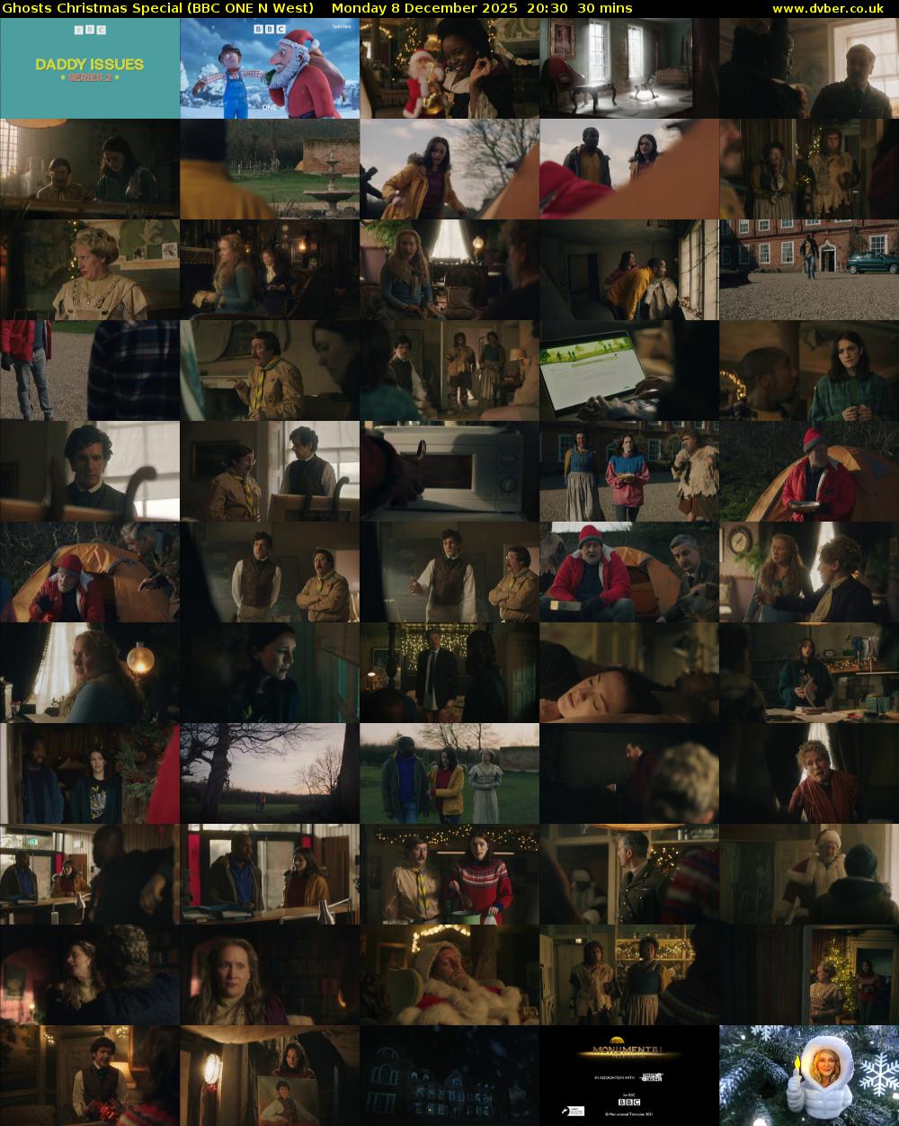 Ghosts Christmas Special (BBC ONE N West) Monday 8 December 2025 20:30 - 21:00