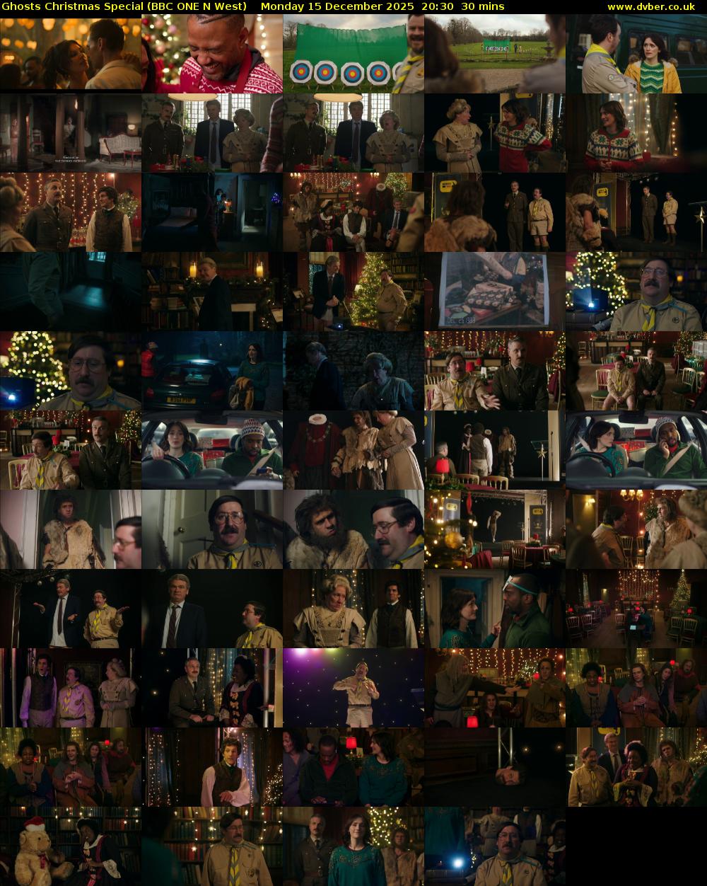 Ghosts Christmas Special (BBC ONE N West) Monday 15 December 2025 20:30 - 21:00