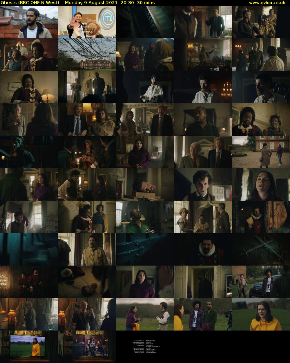 Ghosts (BBC ONE N West) Monday 9 August 2021 20:30 - 21:00