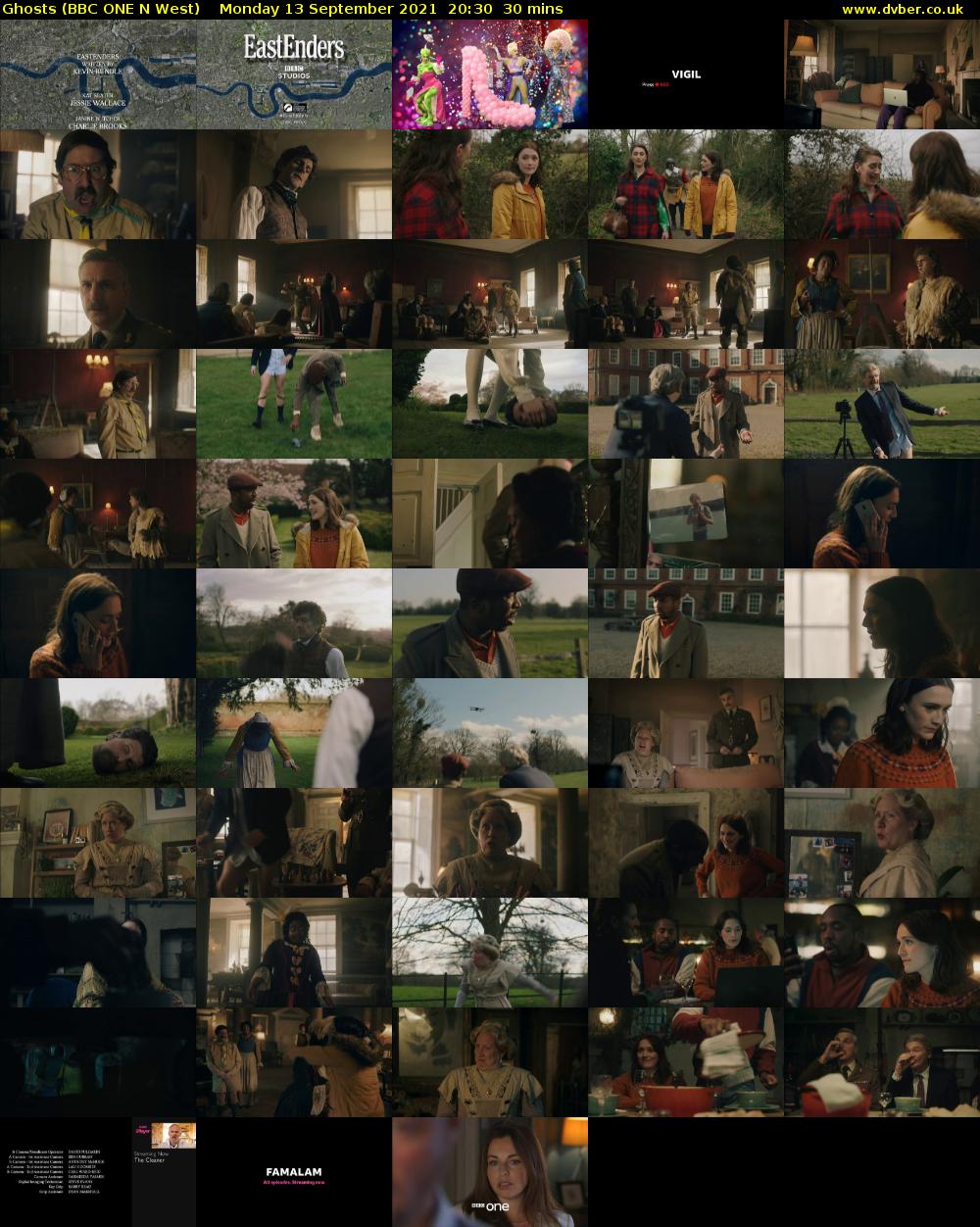 Ghosts (BBC ONE N West) Monday 13 September 2021 20:30 - 21:00