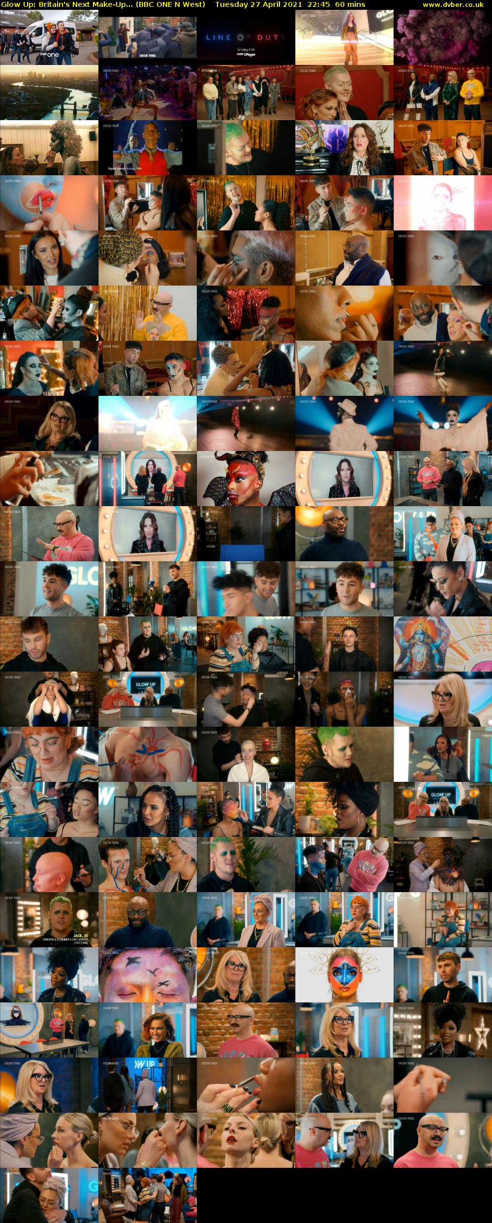Glow Up: Britain's Next Make-Up... (BBC ONE N West) Tuesday 27 April 2021 22:45 - 23:45
