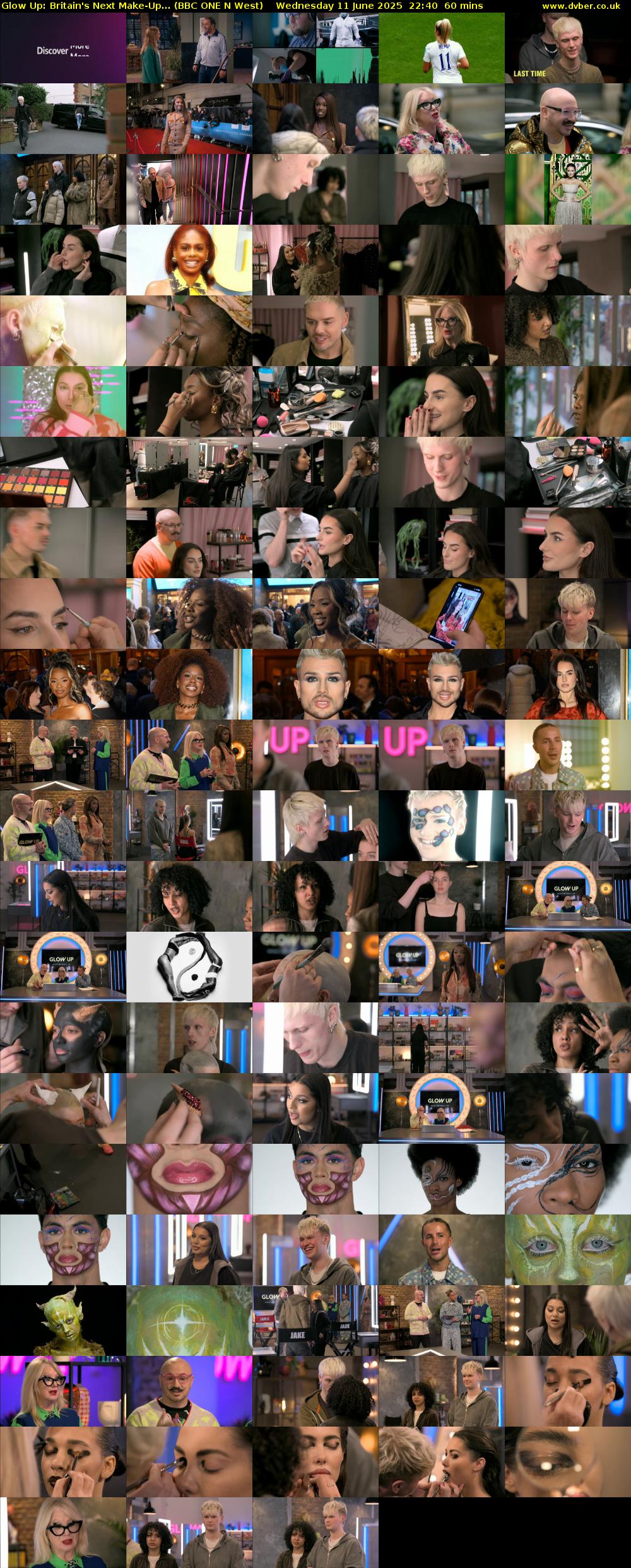 Glow Up: Britain's Next Make-Up... (BBC ONE N West) Wednesday 11 June 2025 22:40 - 23:40
