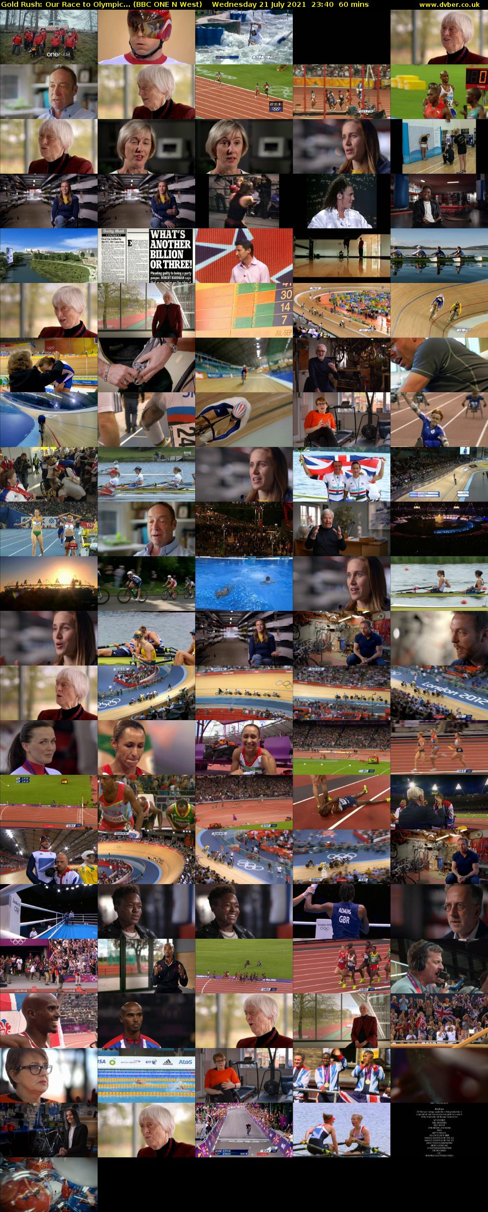 Gold Rush: Our Race to Olympic... (BBC ONE N West) Wednesday 21 July 2021 23:40 - 00:40