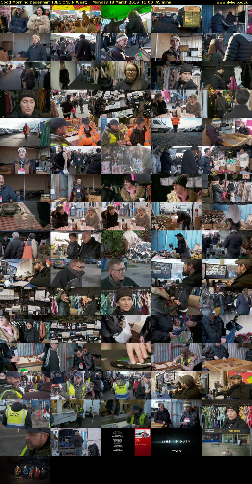Good Morning Dagenham (BBC ONE N West) Monday 18 March 2019 11:00 - 11:45
