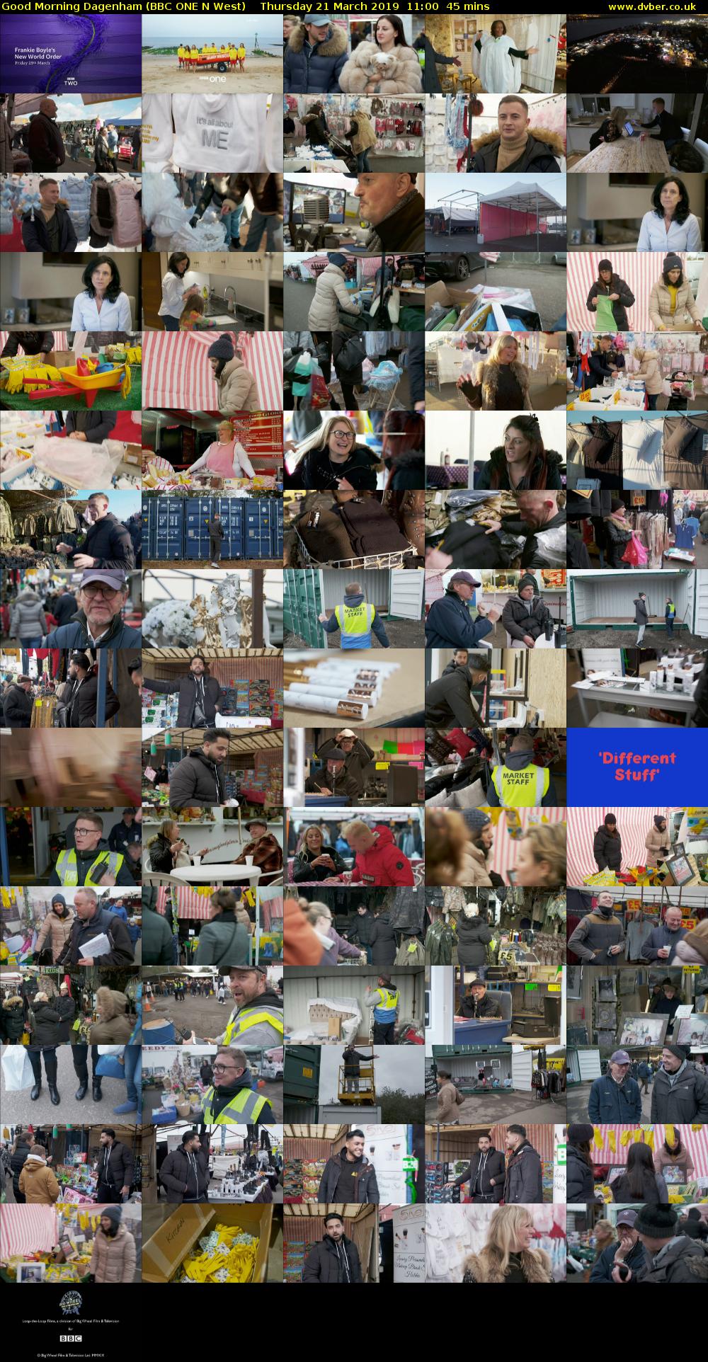 Good Morning Dagenham (BBC ONE N West) Thursday 21 March 2019 11:00 - 11:45