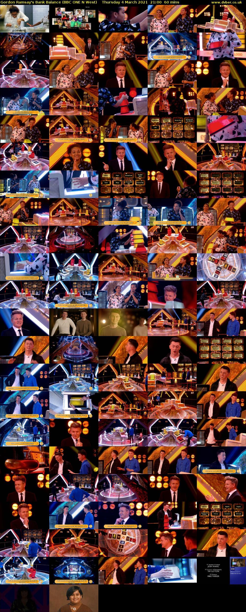 Gordon Ramsay's Bank Balance (BBC ONE N West) Thursday 4 March 2021 21:00 - 22:00