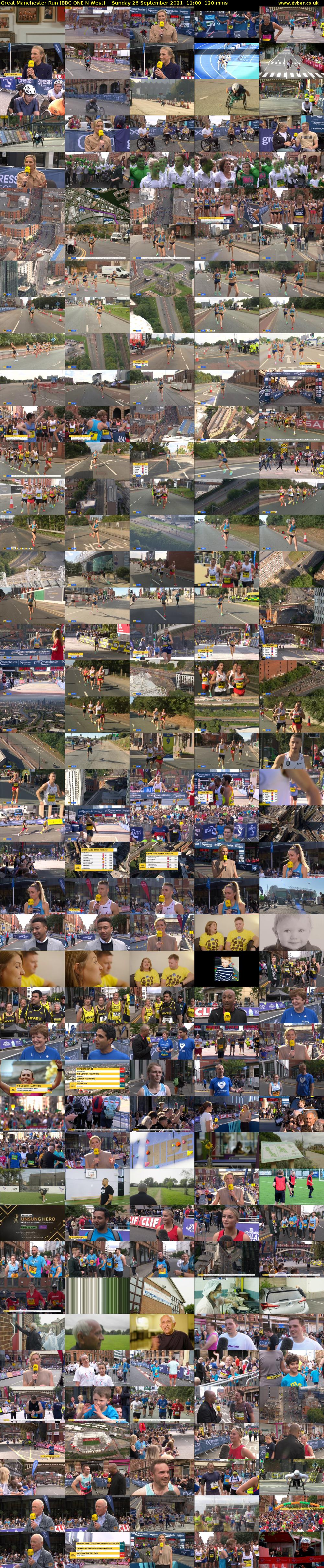 Great Manchester Run (BBC ONE N West) Sunday 26 September 2021 11:00 - 13:00