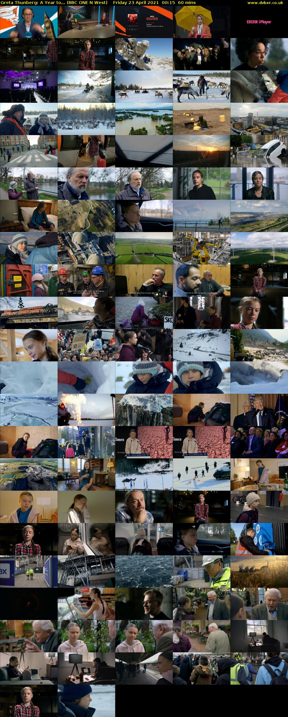 Greta Thunberg: A Year to... (BBC ONE N West) Friday 23 April 2021 00:15 - 01:15