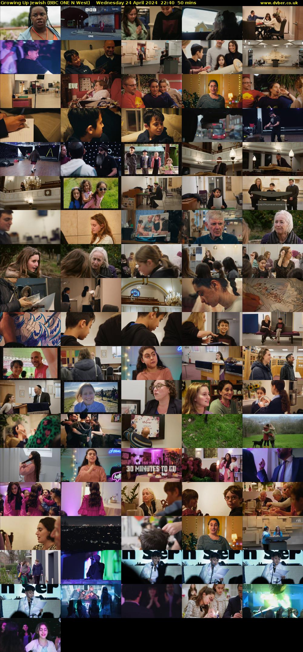 Growing Up Jewish (BBC ONE N West) Wednesday 24 April 2024 22:40 - 23:30