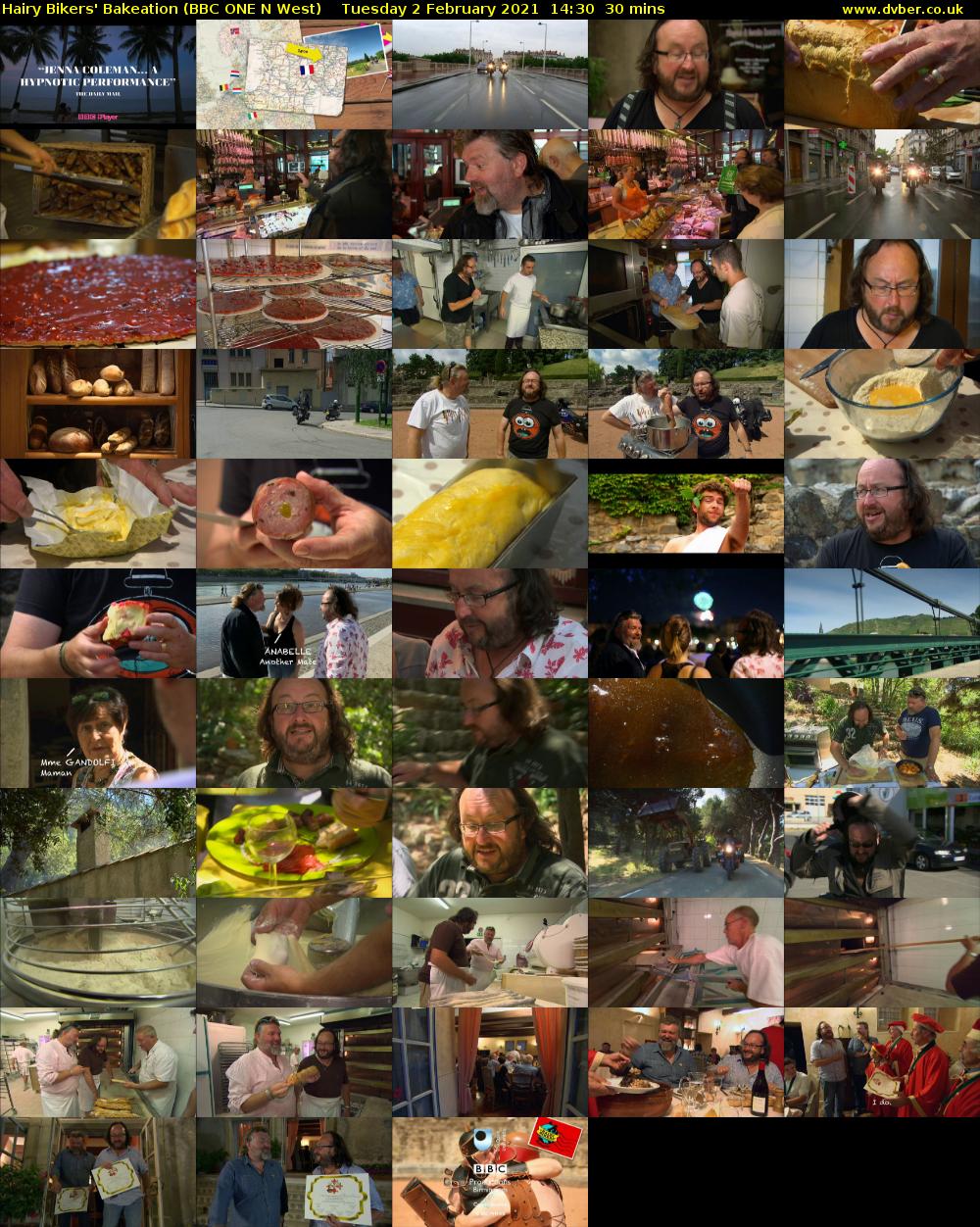 Hairy Bikers' Bakeation (BBC ONE N West) Tuesday 2 February 2021 14:30 - 15:00