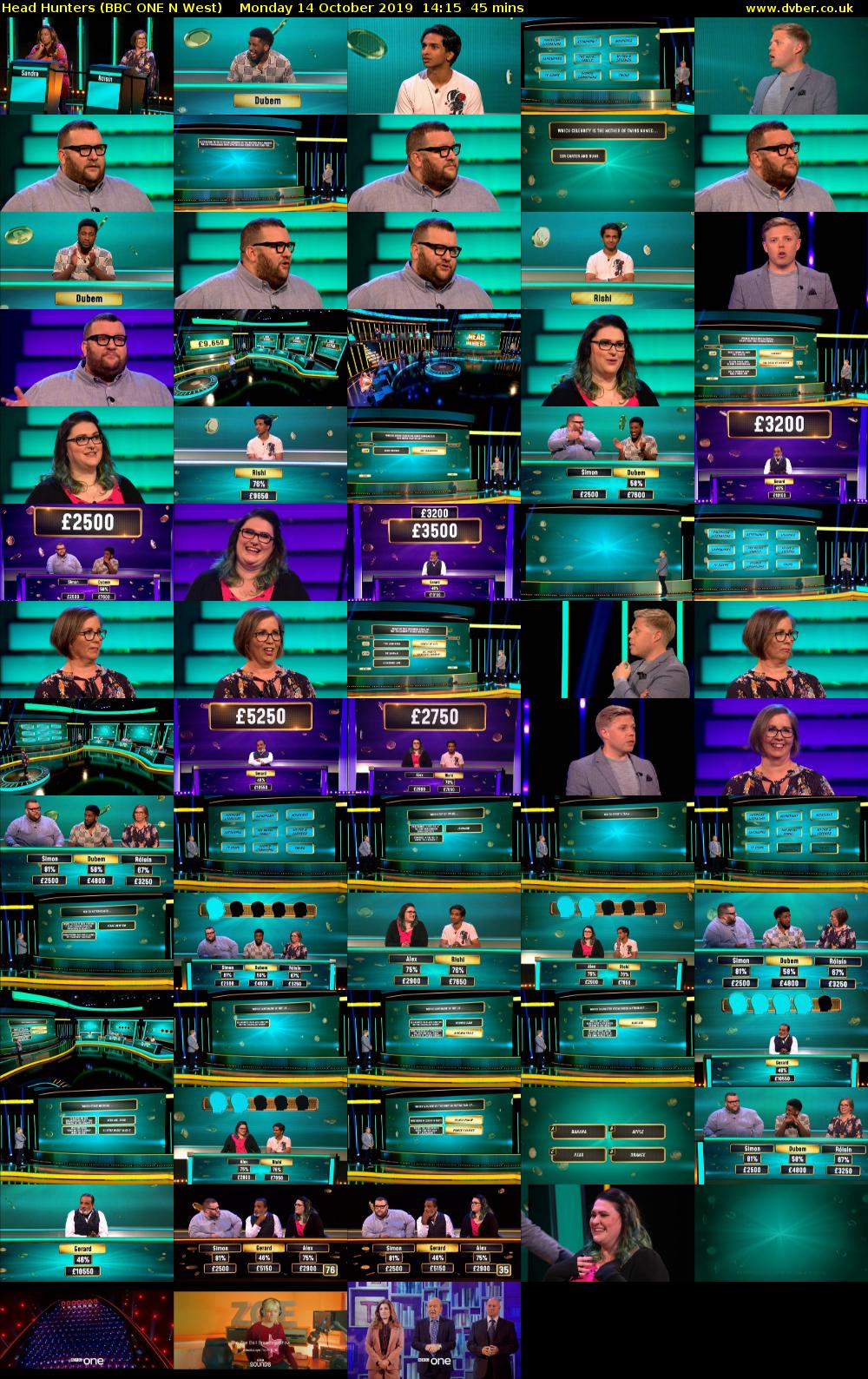 Head Hunters (BBC ONE N West) Monday 14 October 2019 14:15 - 15:00