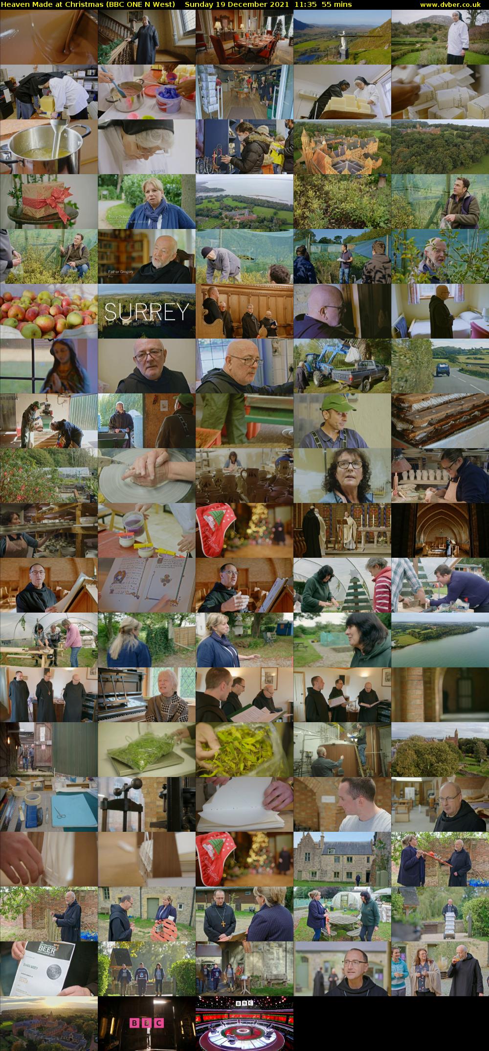 Heaven Made at Christmas (BBC ONE N West) Sunday 19 December 2021 11:35 - 12:30