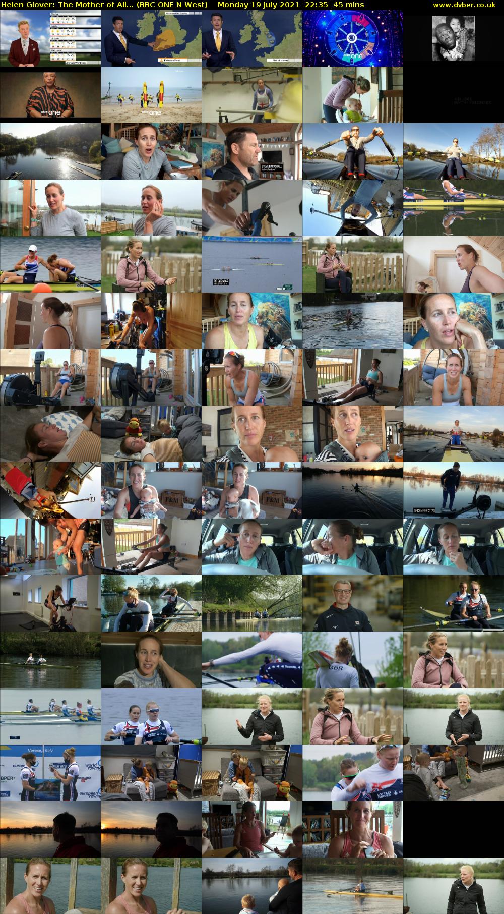 Helen Glover: The Mother of All... (BBC ONE N West) Monday 19 July 2021 22:35 - 23:20