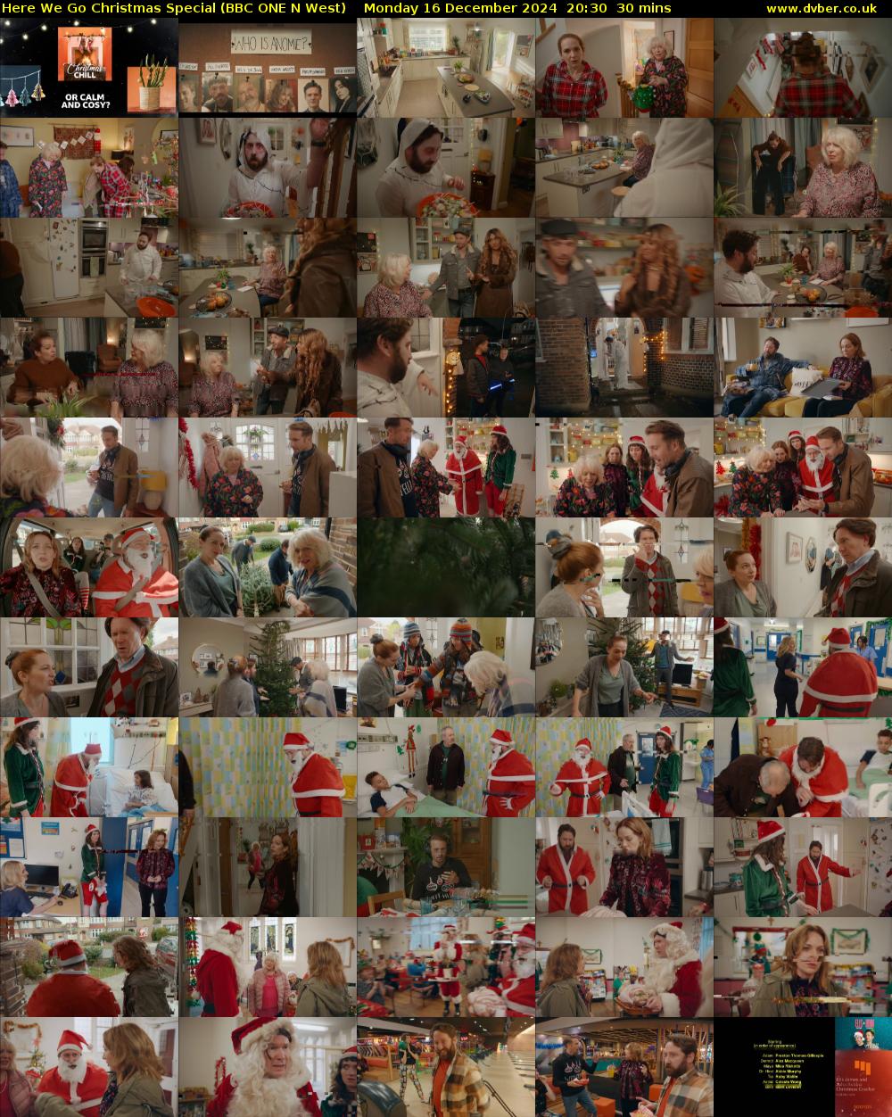 Here We Go Christmas Special (BBC ONE N West) Monday 16 December 2024 20:30 - 21:00