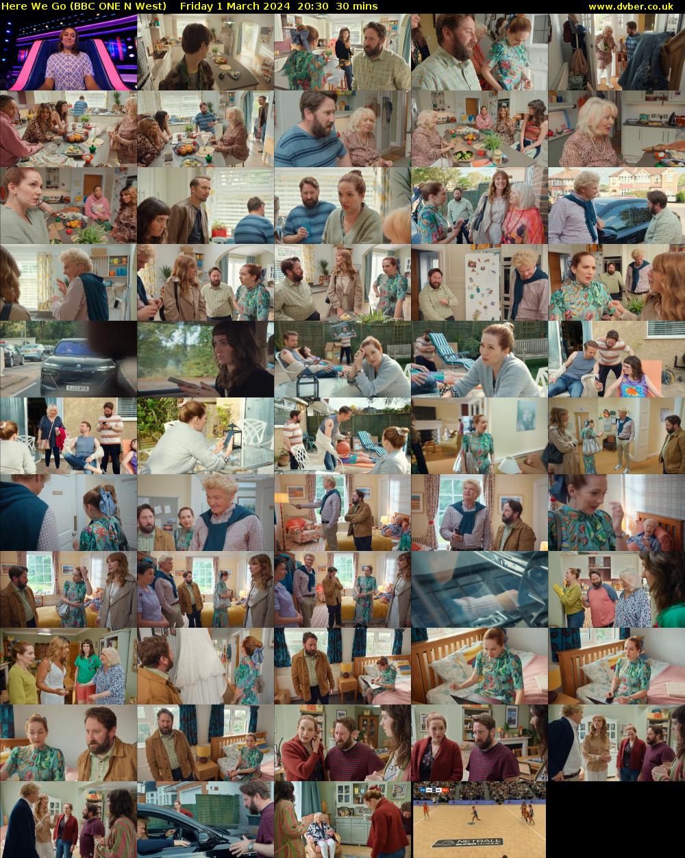 Here We Go (BBC ONE N West) Friday 1 March 2024 20:30 - 21:00