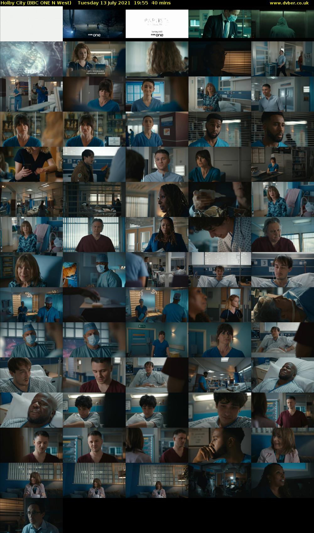 Holby City (BBC ONE N West) Tuesday 13 July 2021 19:55 - 20:35