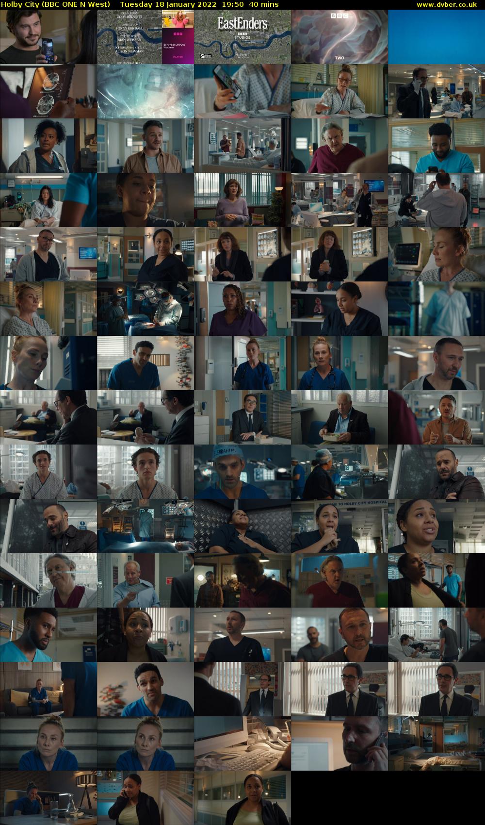 Holby City (BBC ONE N West) Tuesday 18 January 2022 19:50 - 20:30