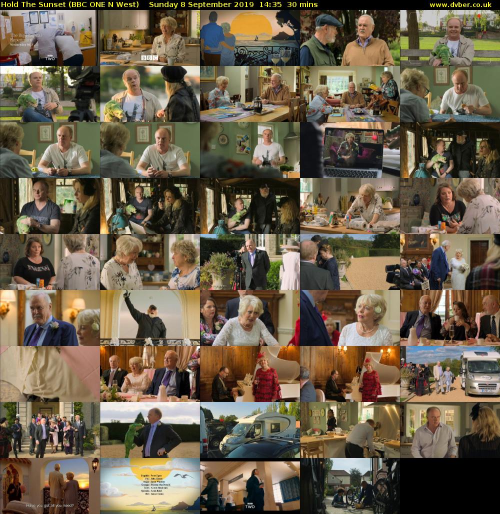 Hold the Sunset (BBC ONE N West) Sunday 8 September 2019 14:35 - 15:05